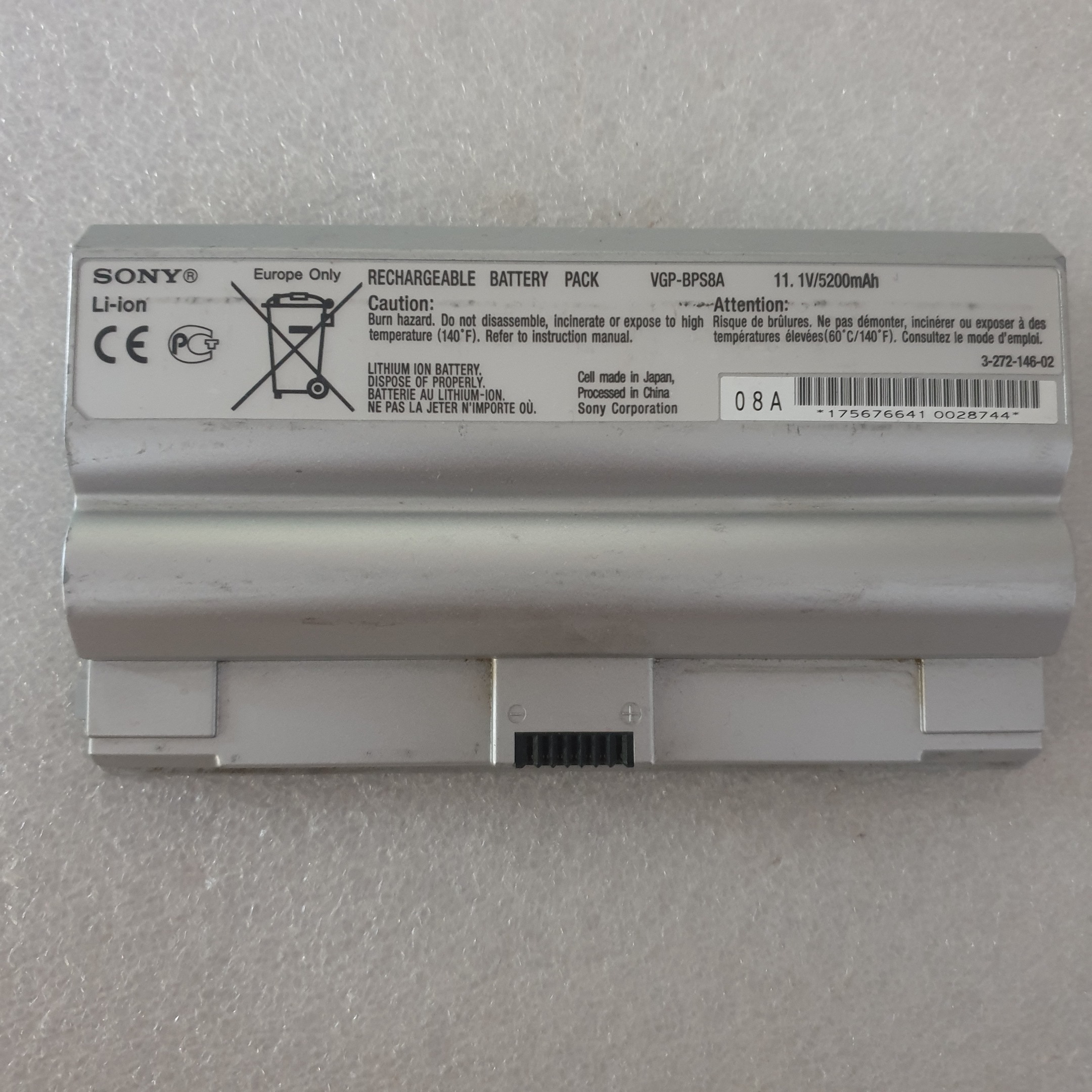 سونی مدل vgp-bps8a ژاپن