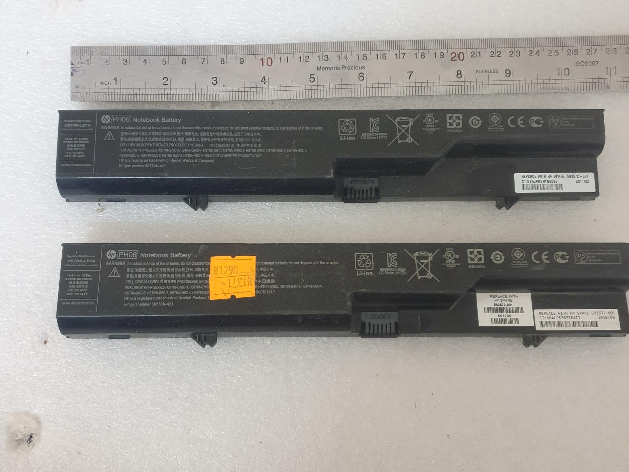 باتری لپ تاپ hp LB1A استوک شرکت Hewlett