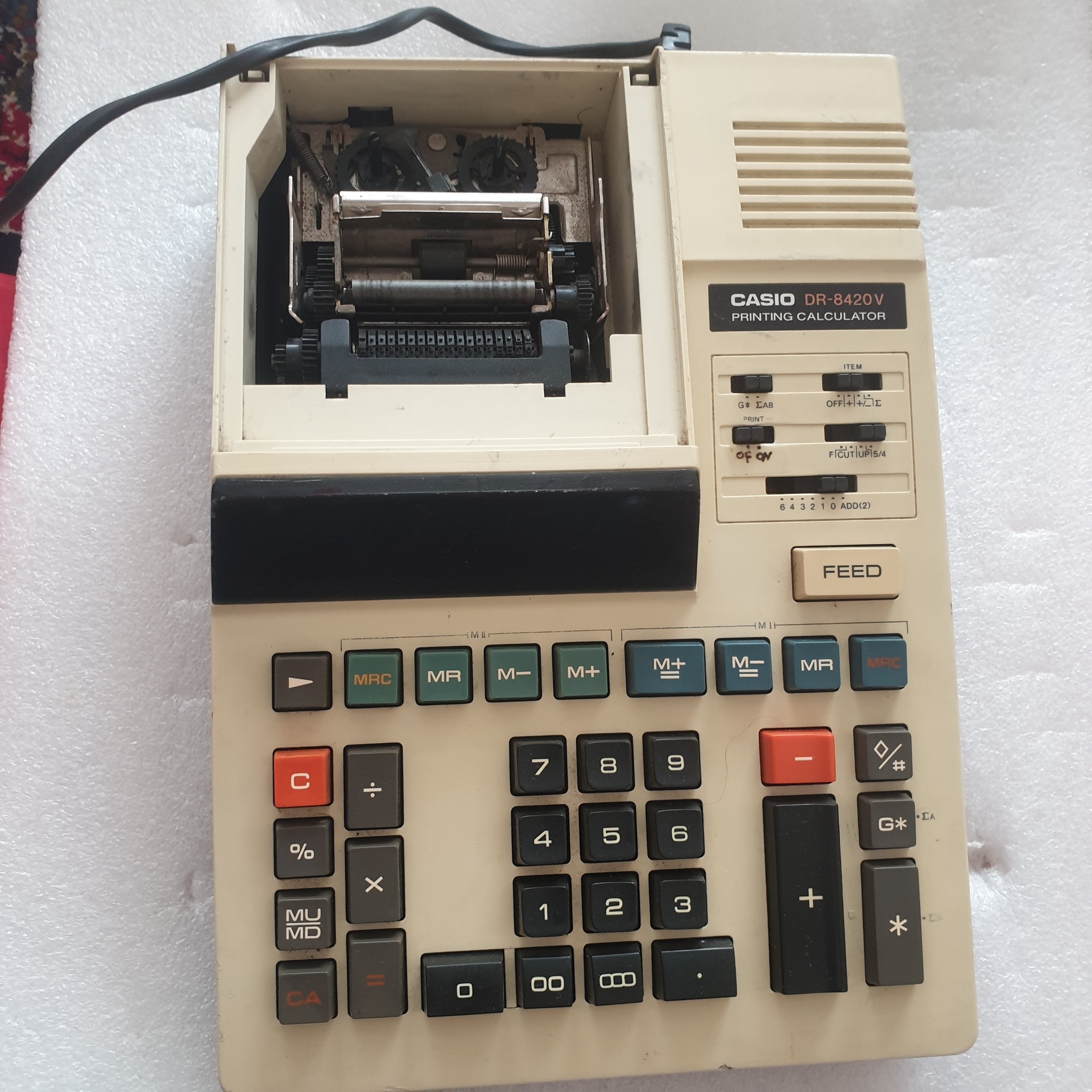 ماشین حساب کاسیو مدل dr-8420v