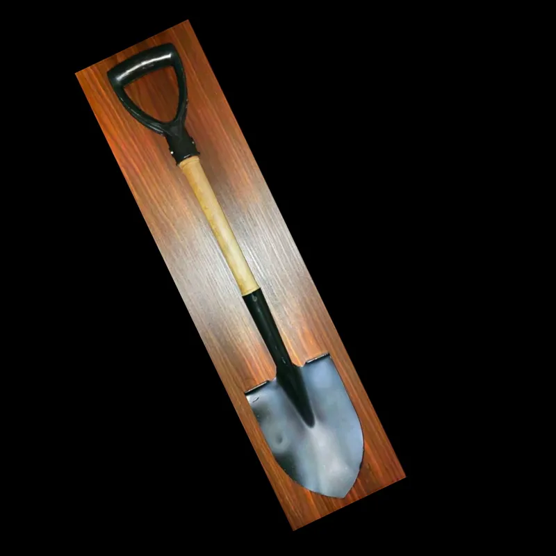 بیل آفرودی کف اهنی دسته چوبی