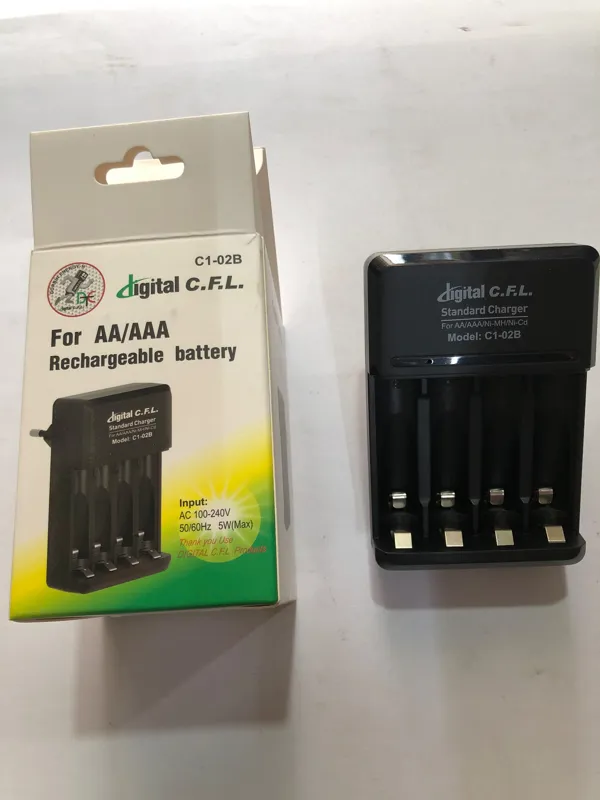 دستگاه شارژر باتری CFL چهارتایی