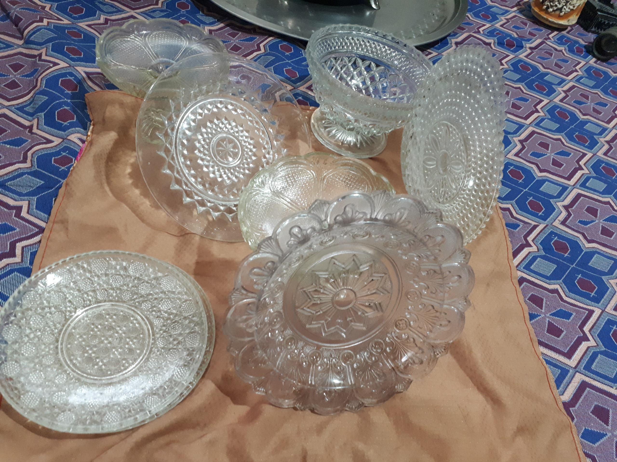 10پارچه آجیل خوری وپیش دستی قدیمی