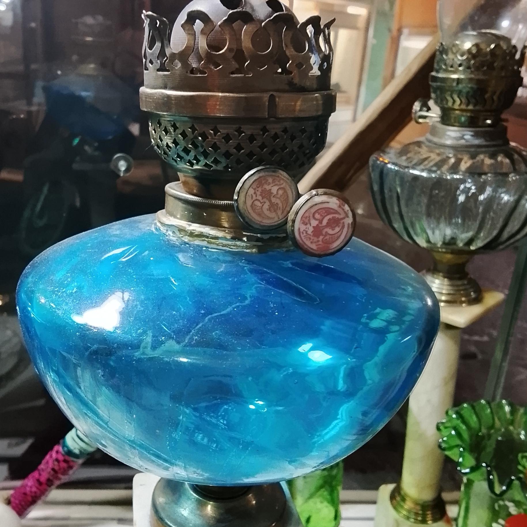 جفت چراغ لاله قدیمی قاجاری