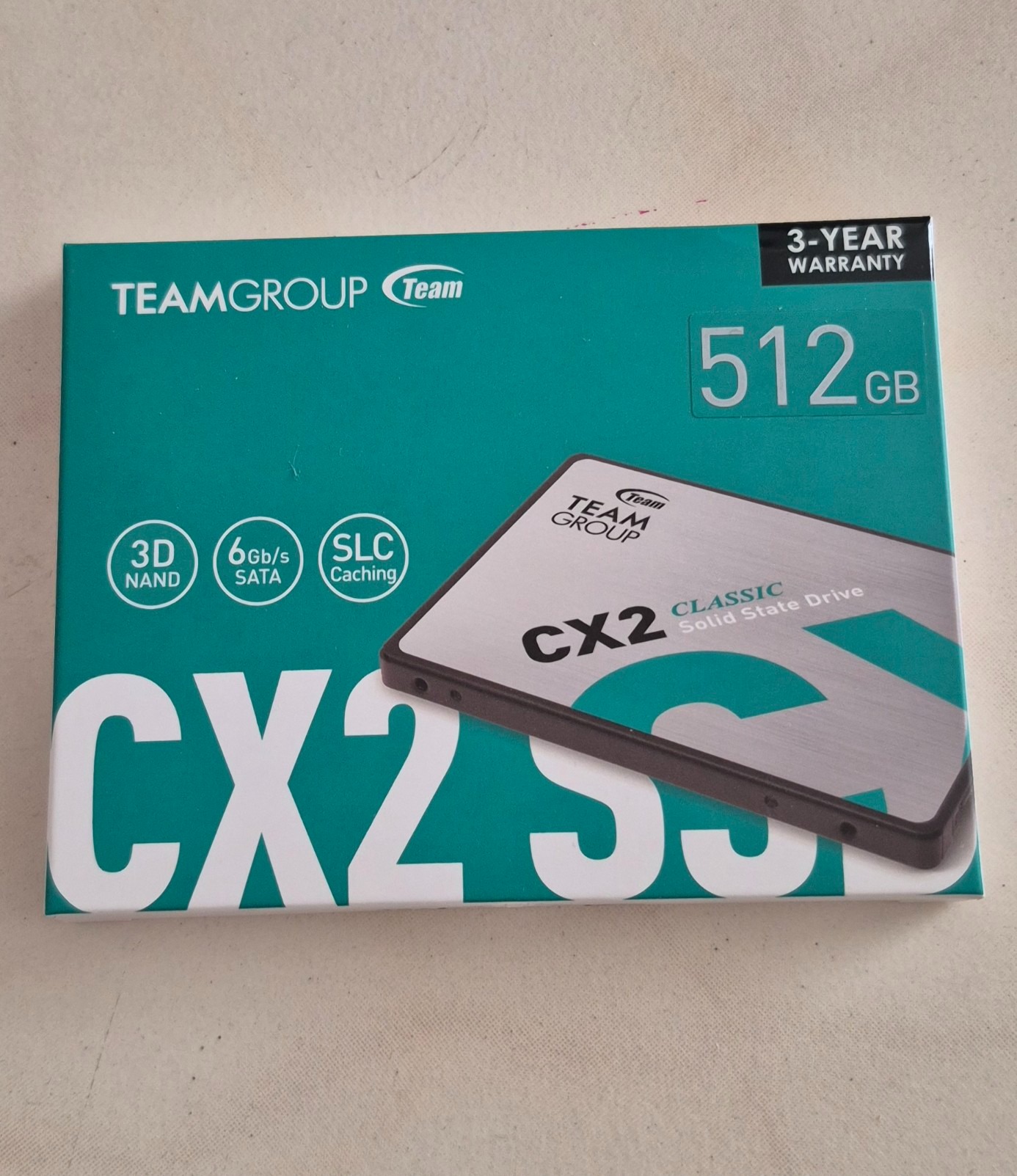 حافظه SSD 512 GB تیم گروپ آکبند