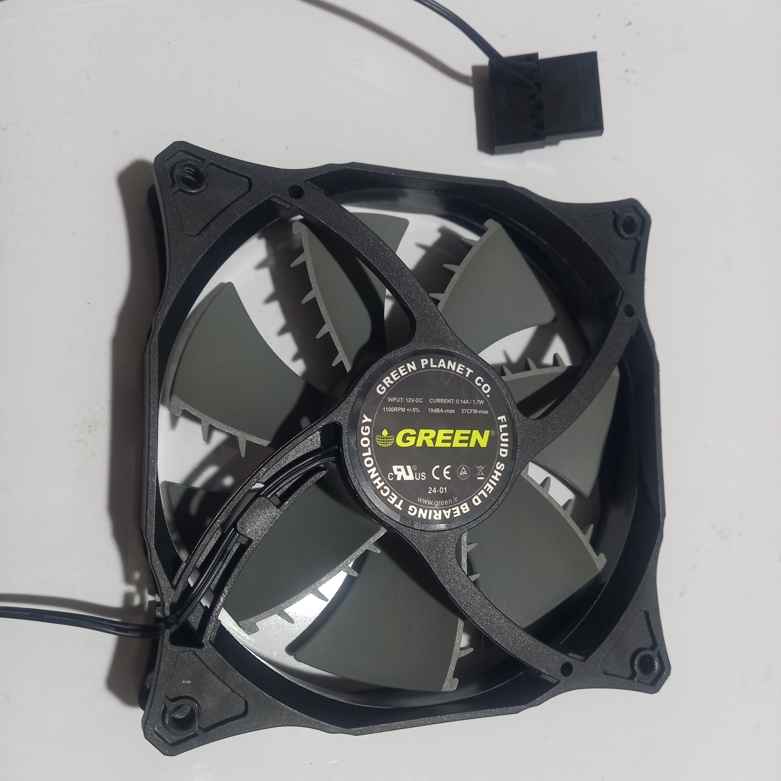 فن 12×12 سانتیمتر fan GREEN