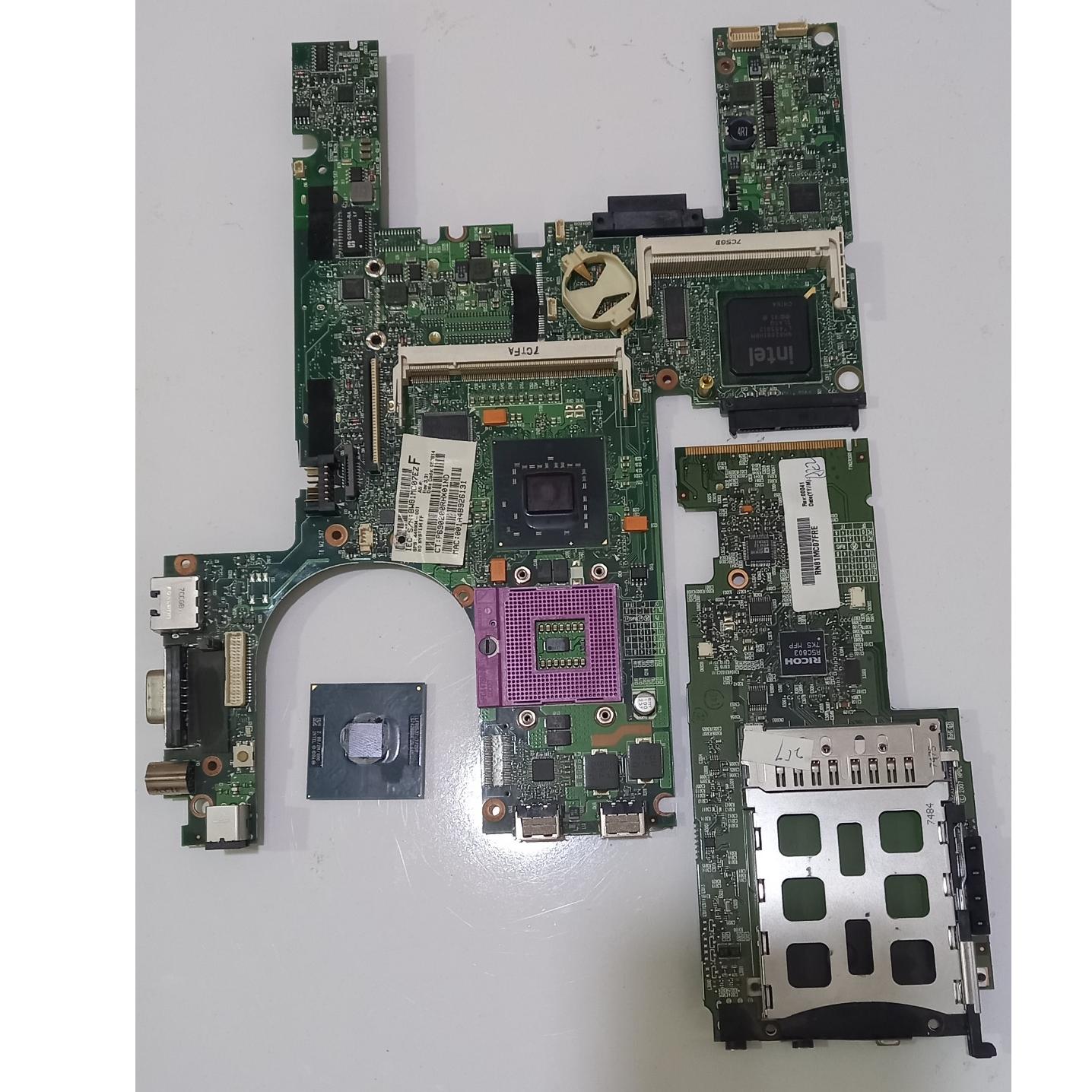 مادربرد لپ تاپ HP Compaq 6510b به همراه CPU