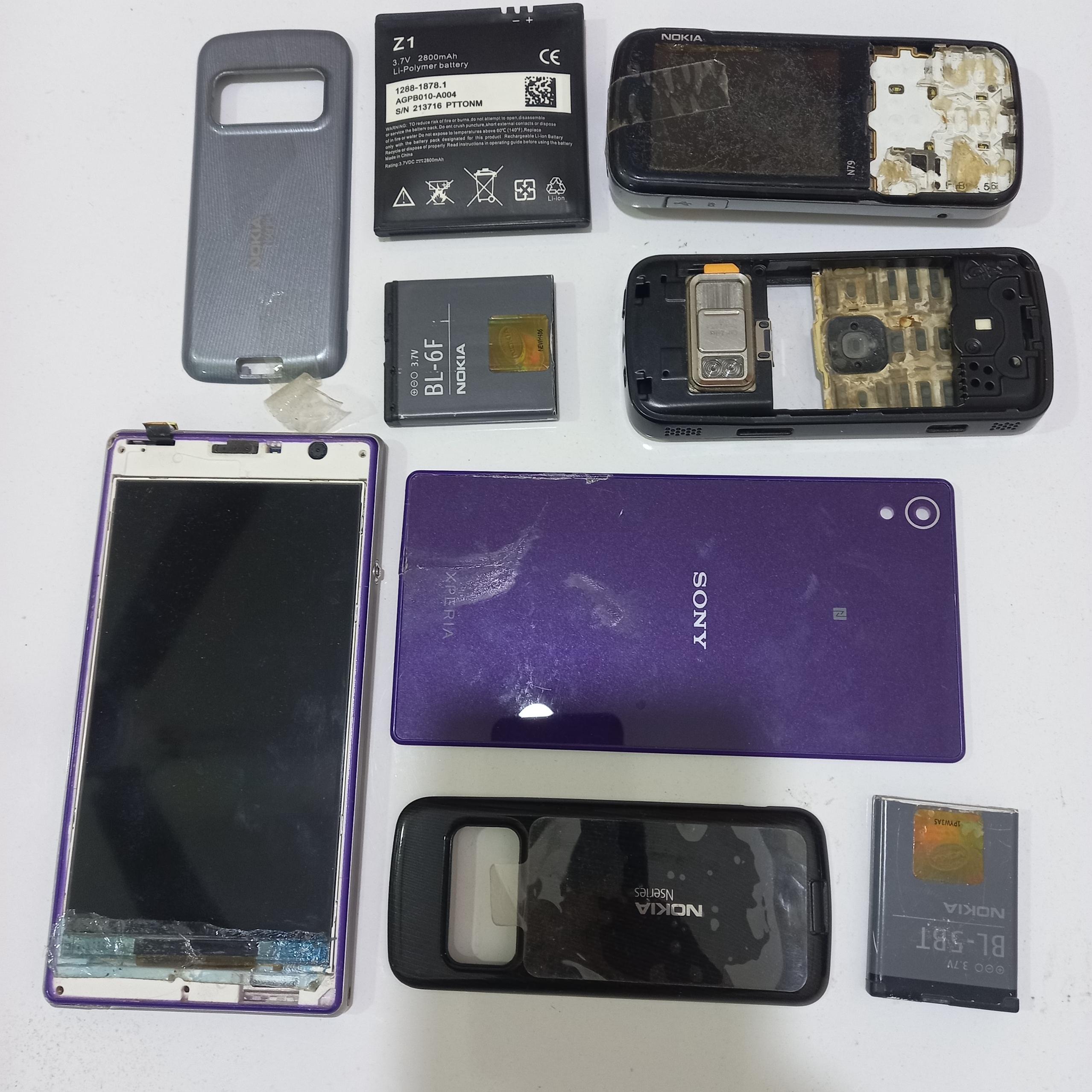 5 تا گوشی سونی اریکسون،سامسونگ و نوکیا قدیمی خراب