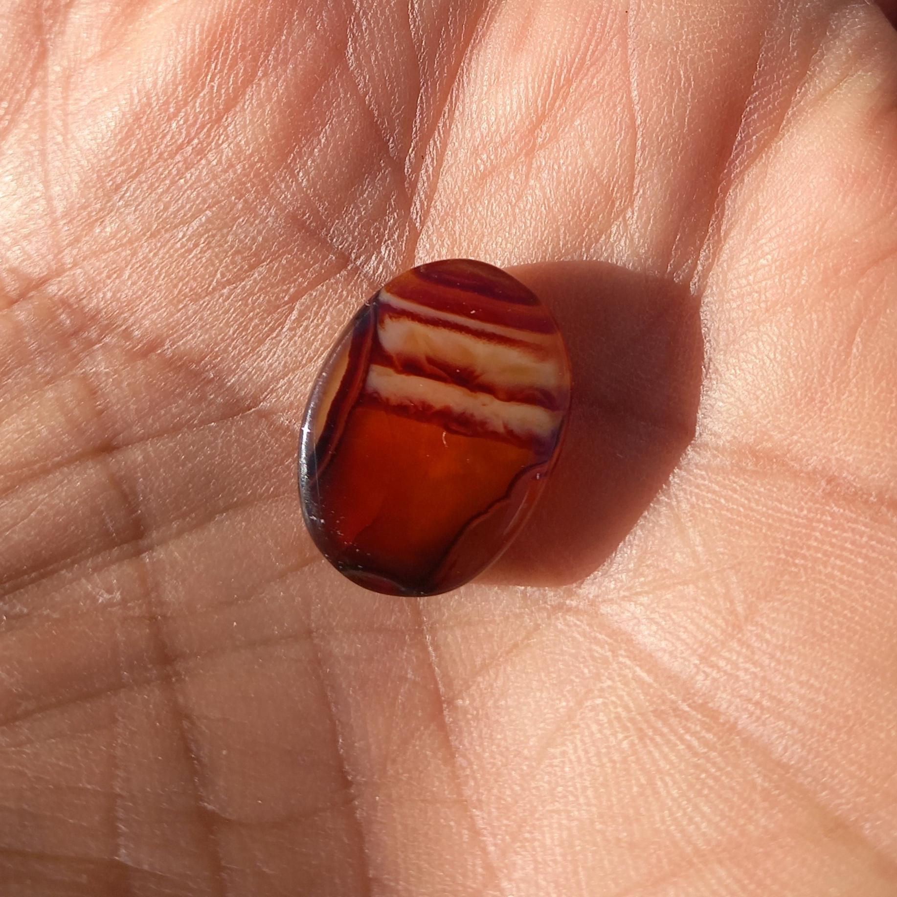 عقیق سلیمانی درشت ، خوشرنگ ، زیبا و کلکسیونی