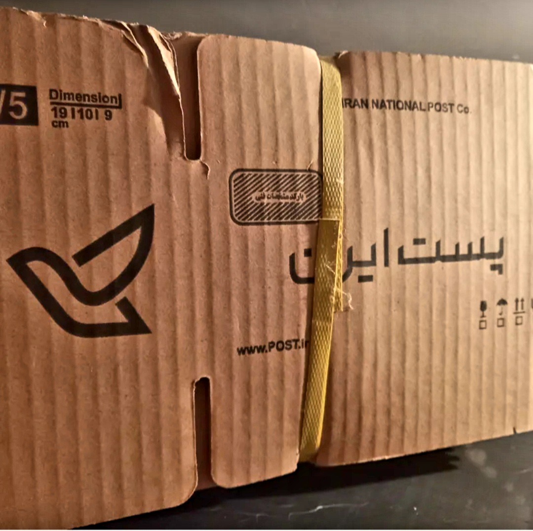10 عدد کارتن مقوا 3لا قهوه ای با چاپپستی