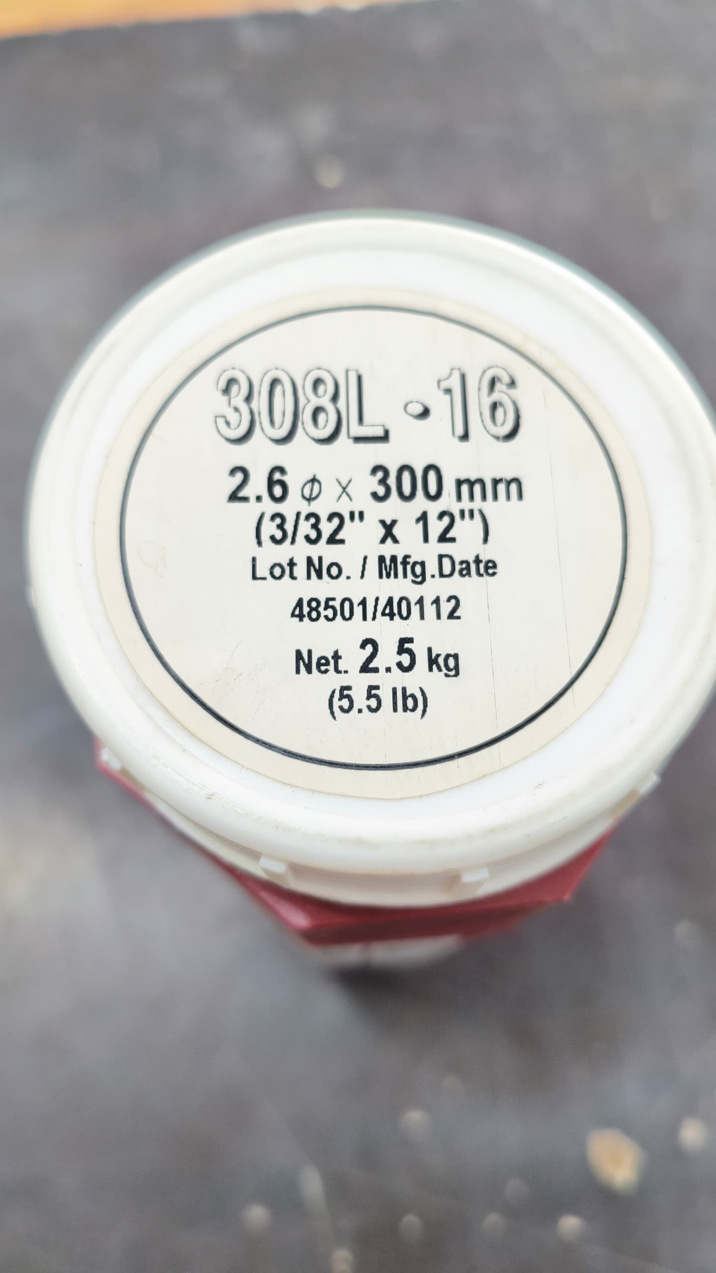 الکترود استیل 2/5 میلیمتر هیوندای کد S-316L/16N