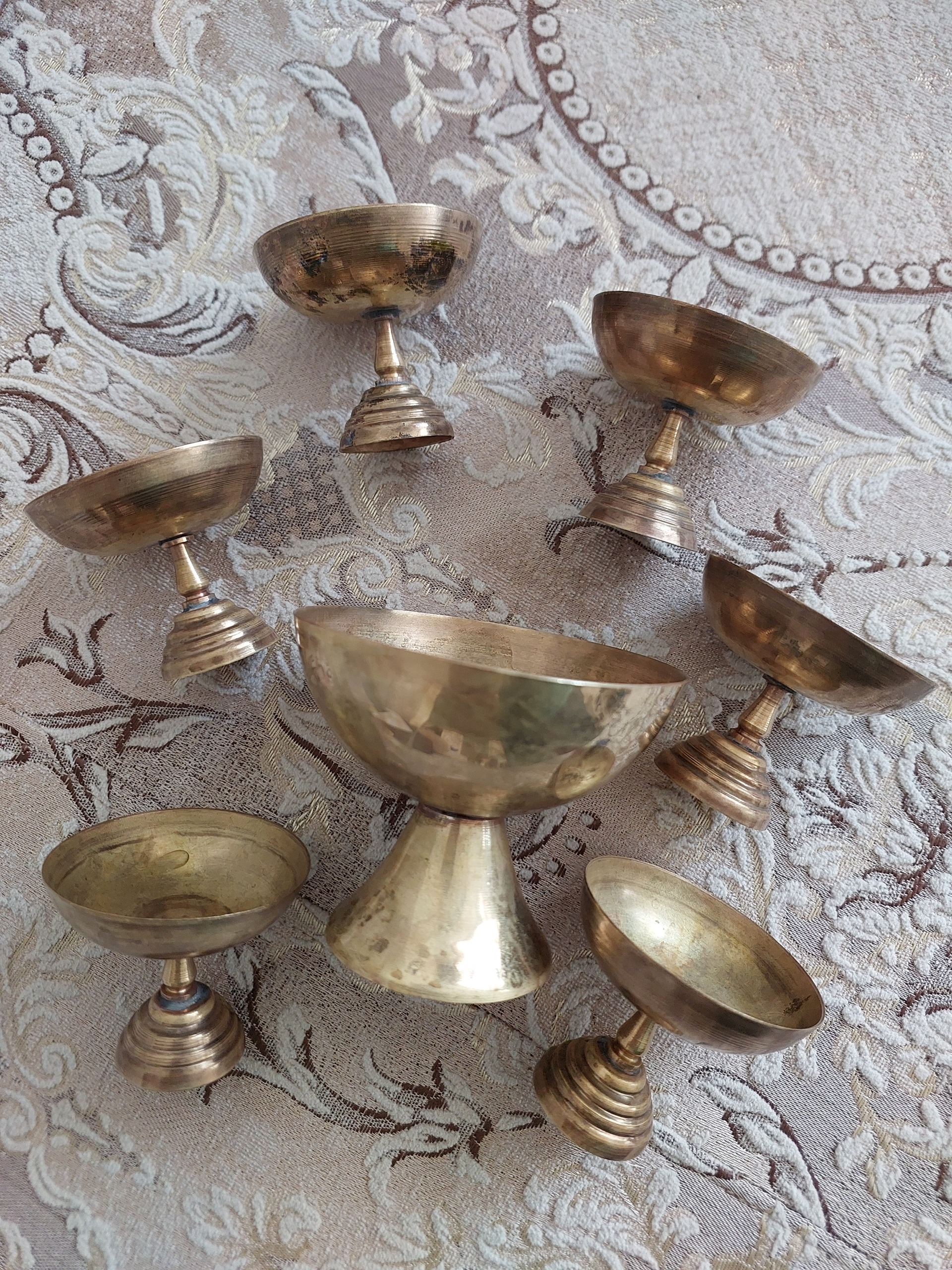 هفت سین برنجی قدیمی