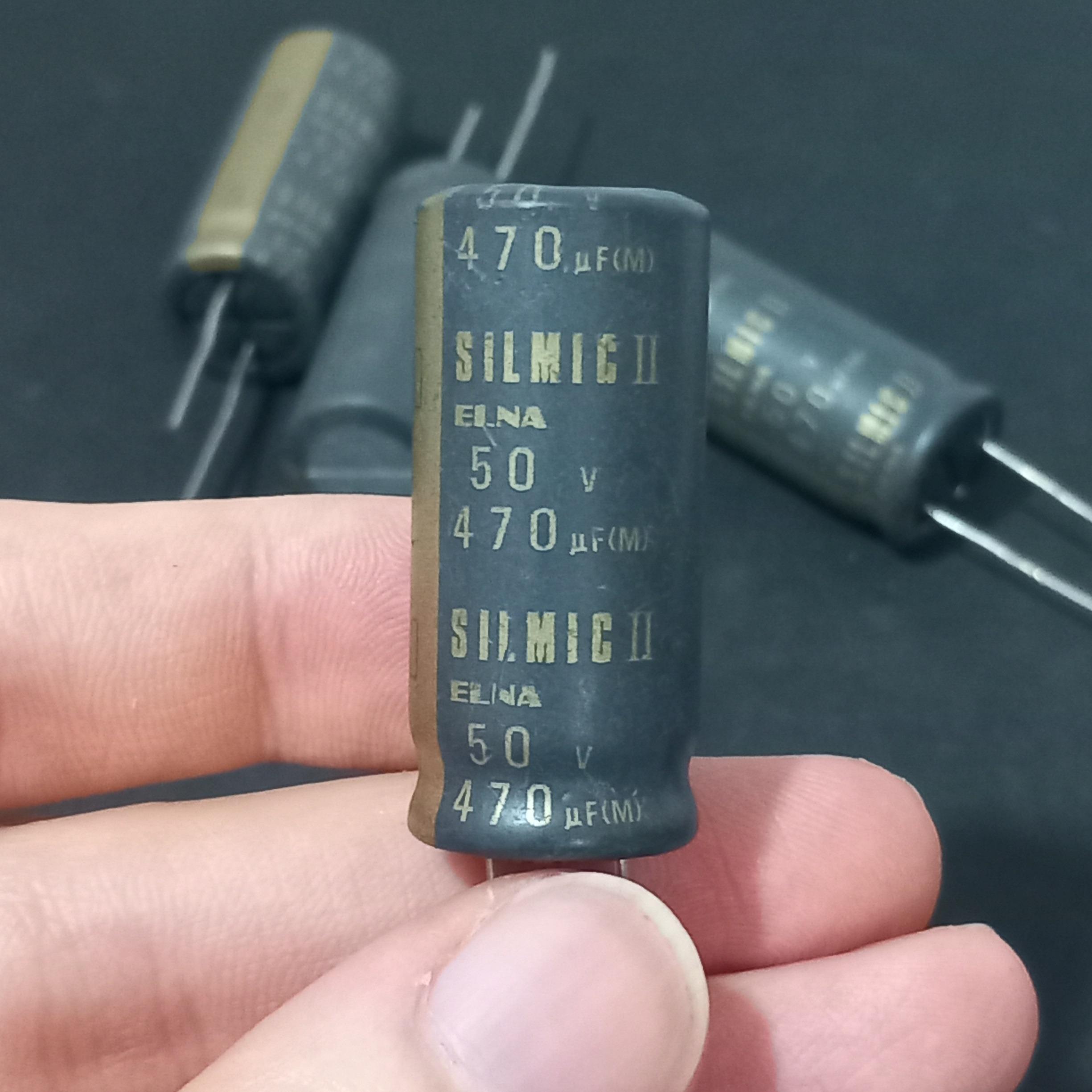 خازن سیلمیک 470u 50v اِلنا ژاپن (گرید صوتی)