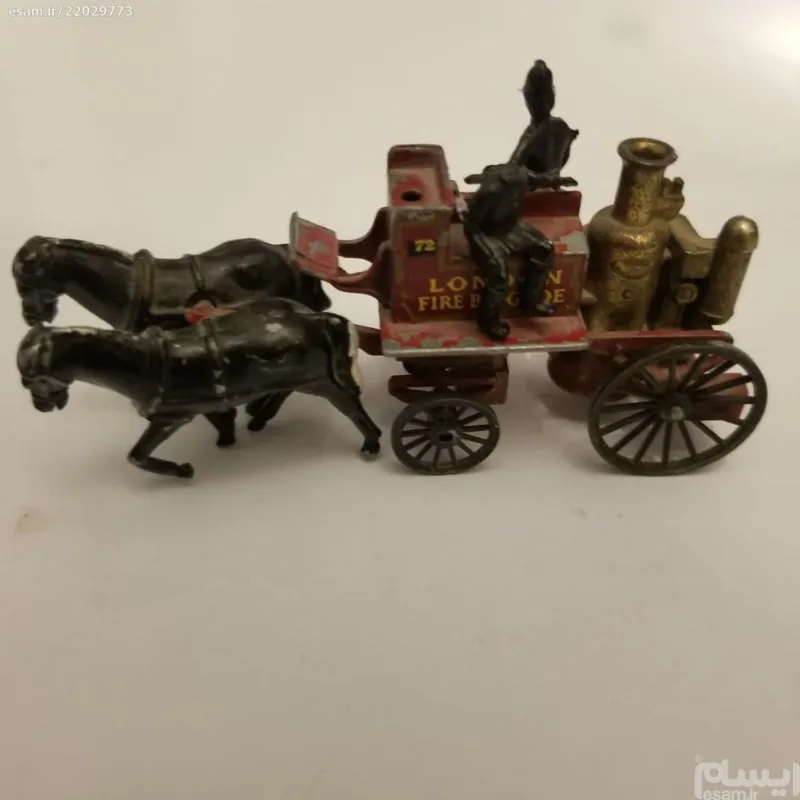 ماکت مچباکس Shand-Mason Horse-Drawn Fire Engine