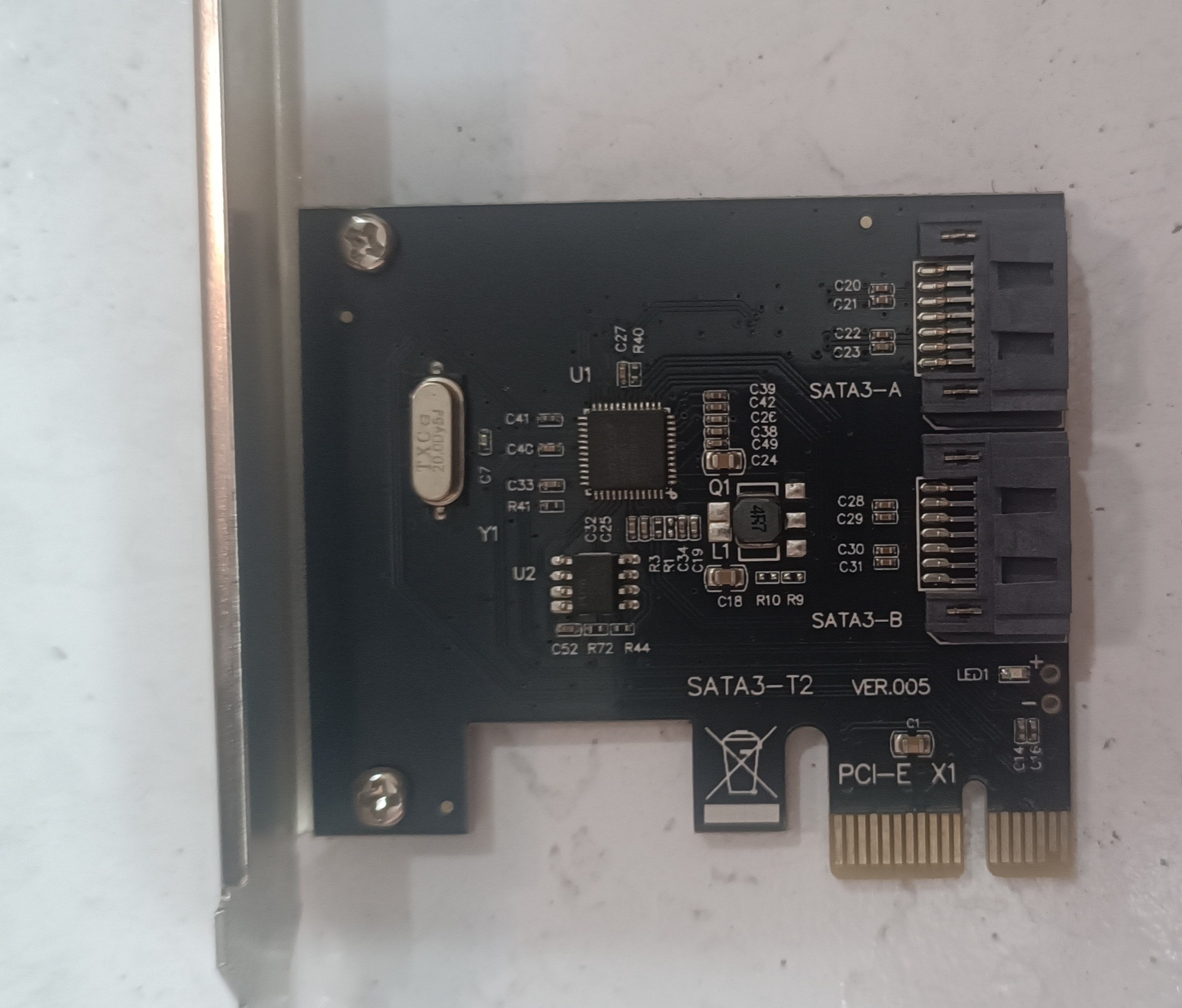 کارت تبدیل pci  اکسپرس به sata