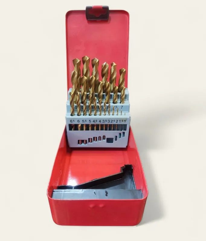 جعبه مته طلایی کرافت از سایز 1 تا 13 میل (25عددی)