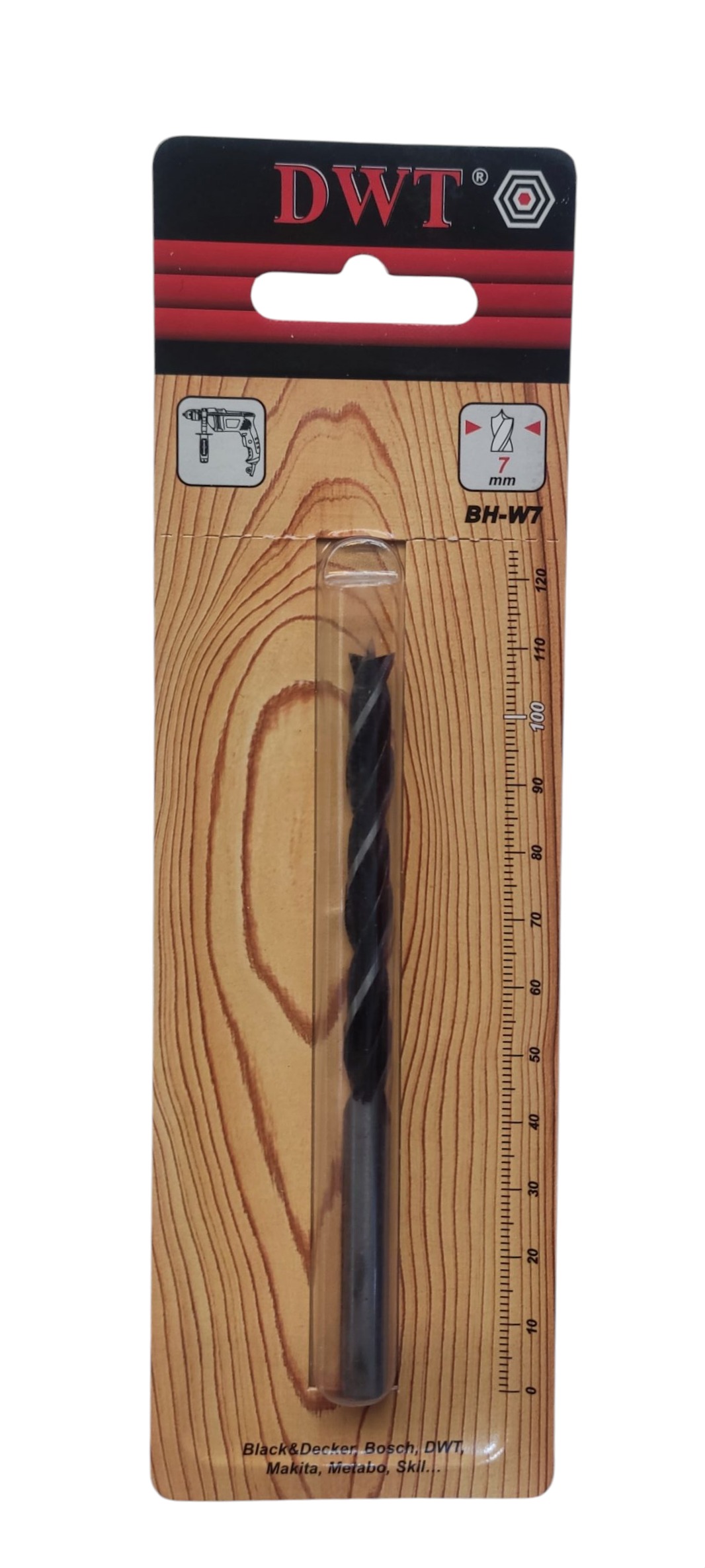 مته سایز 7 میلیمتر مارک DWT مخصوص چوب