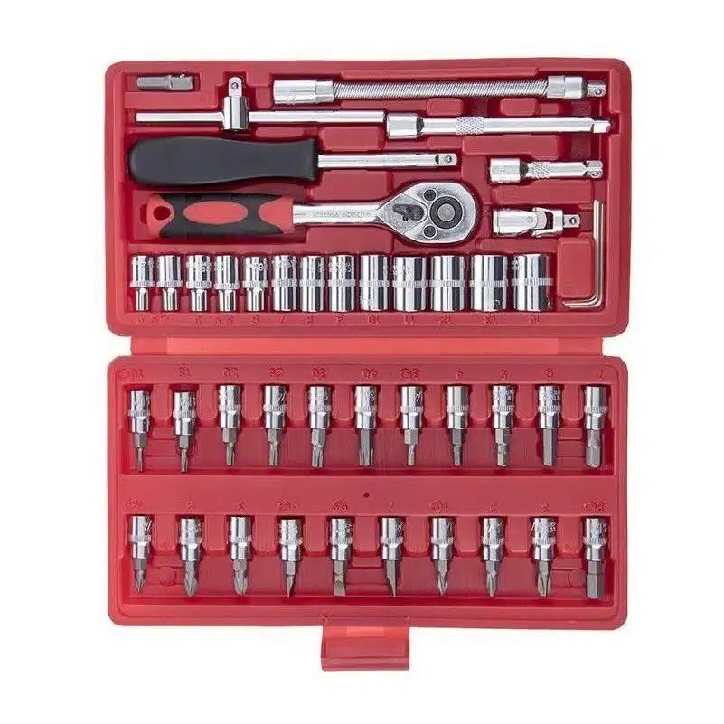 جعبه بکس 46 پارچه درایو 1/4