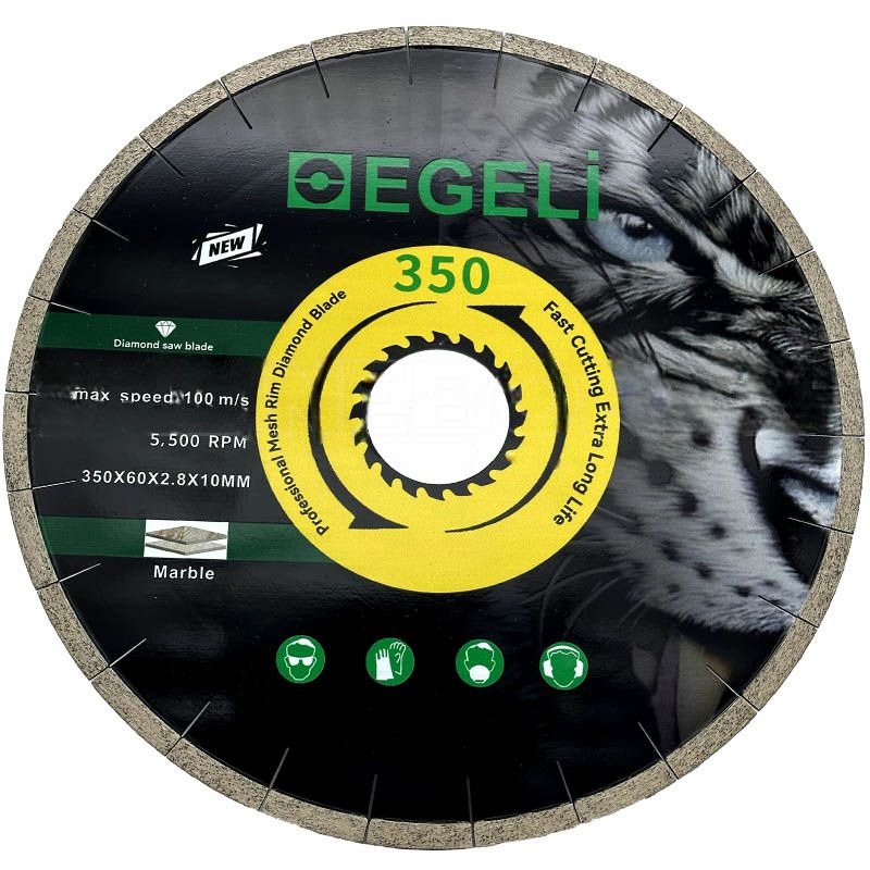 دیسک برش ماربل (سنگ مرمر)سایلنت ایگلی سایز 350 میل