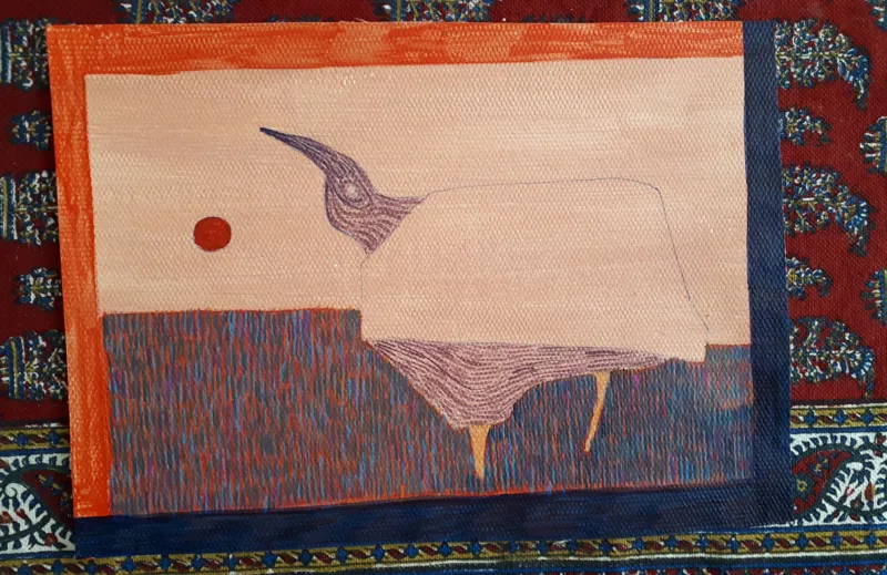 نقاشی رنگ روغن مدادرنگی خاص