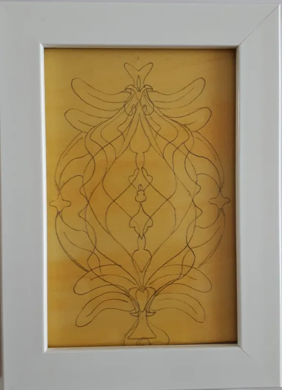 طراحی انتزاعی گل فرش معاصر