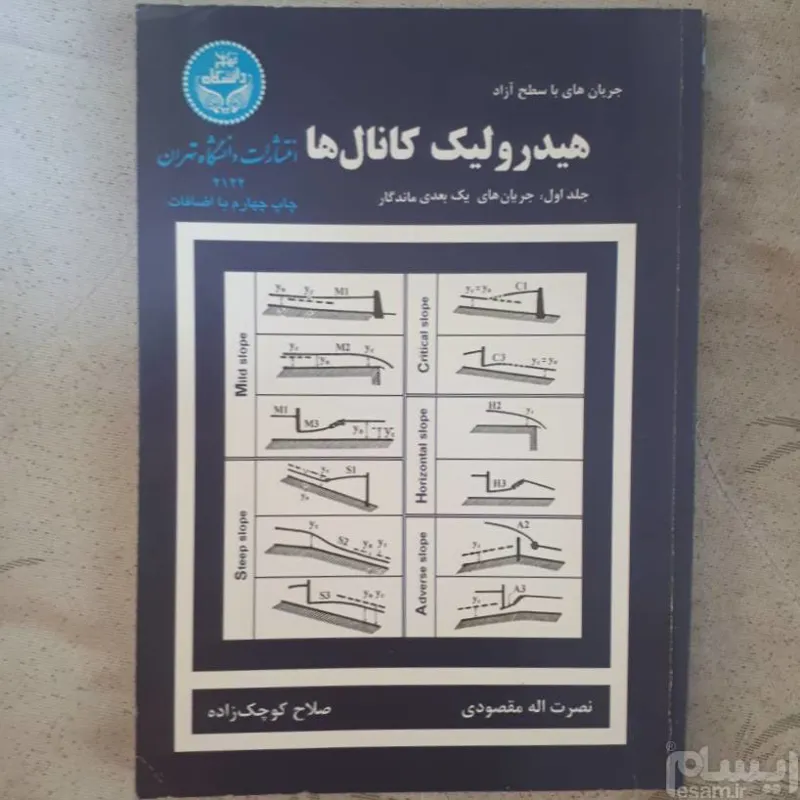 کتاب هیدرولیک کانال های باز مقصودی و کوچک زاده