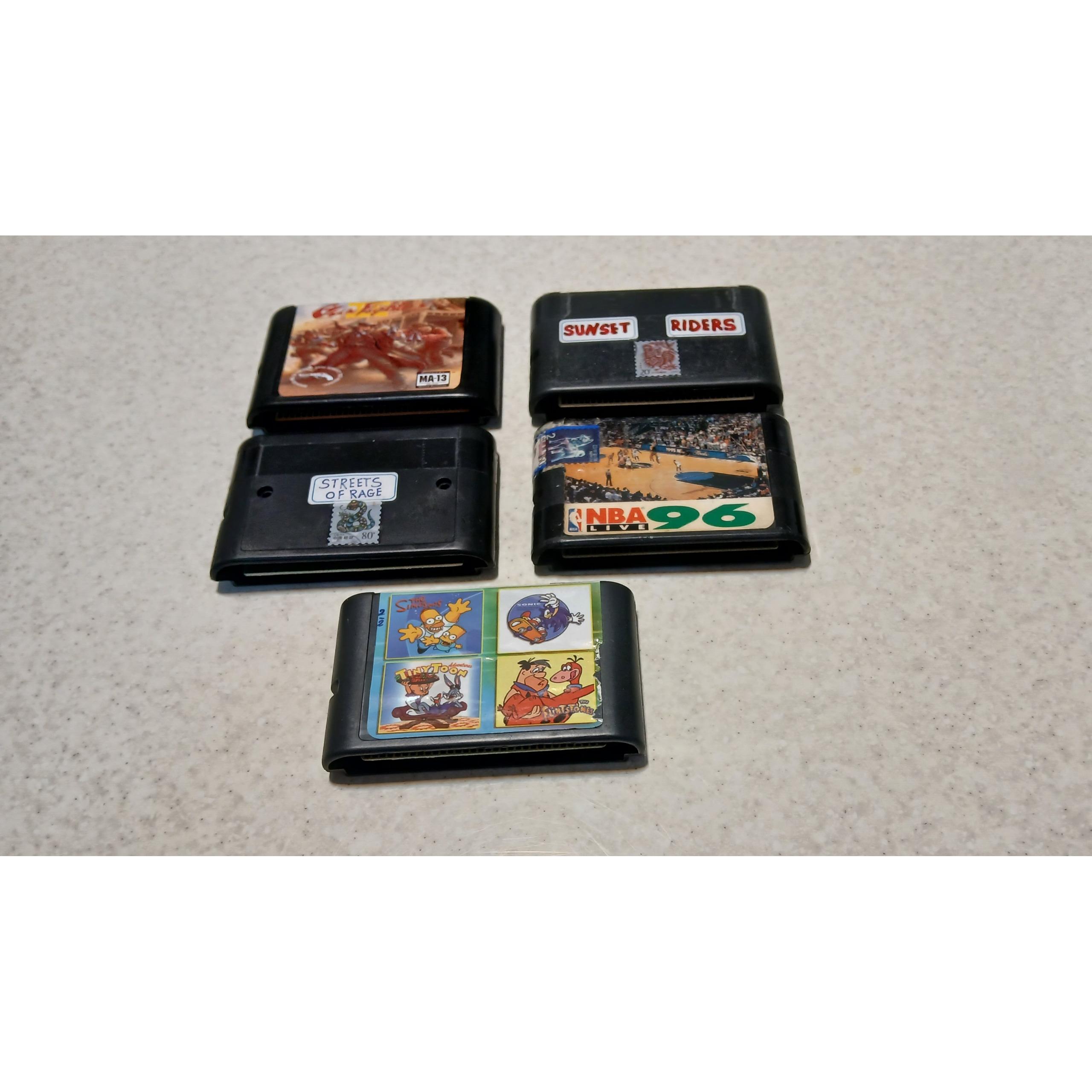 مجموعه 5 عدد کارتریج بازی سگا Genesis / Mega Drive