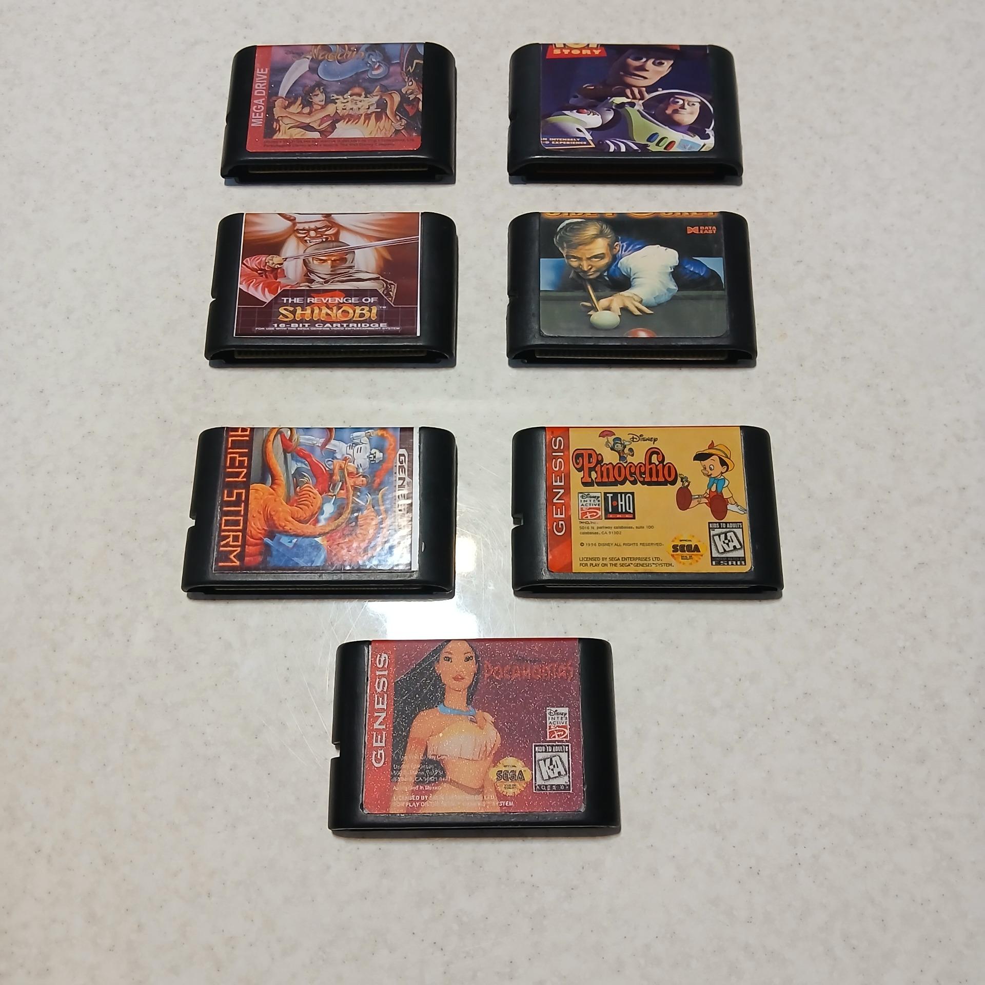 مجموعه کلکسیونی 7 عدد بازی سگا Genesis/Mega Drive