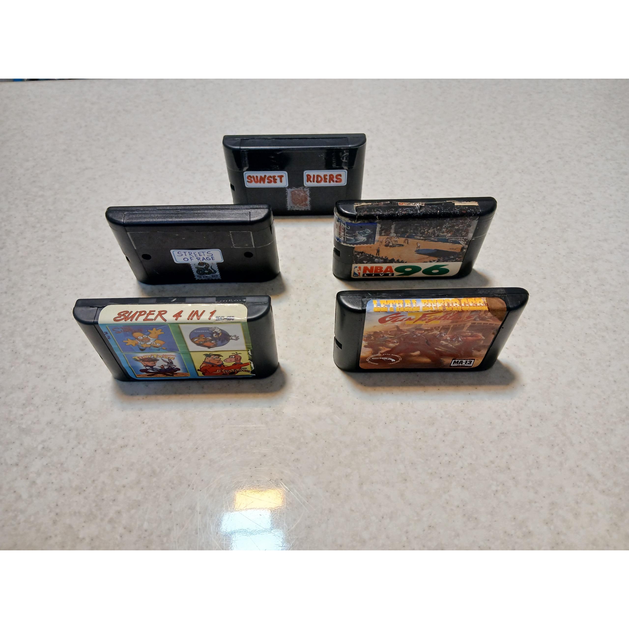 مجموعه 5 عدد کارتریج بازی سگا Genesis / Mega Drive