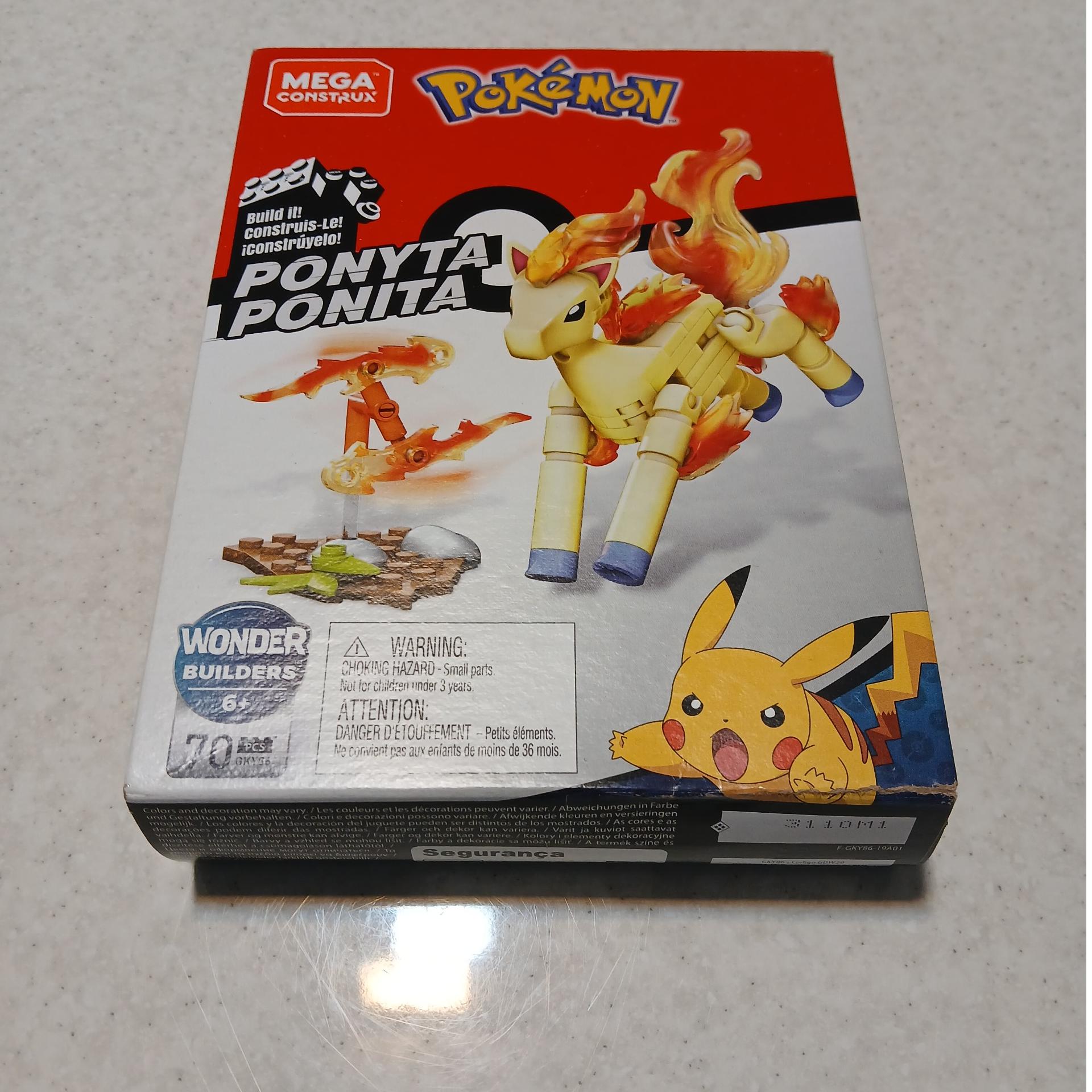 پوکمون Ponyta برند آمریکا Mega Construx (آکبند)