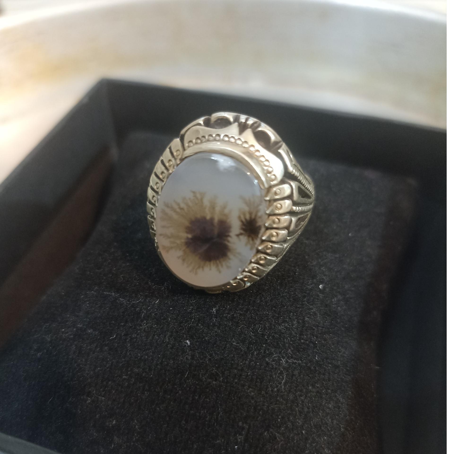 انگشتر نقره دست ساز علی _زنجان