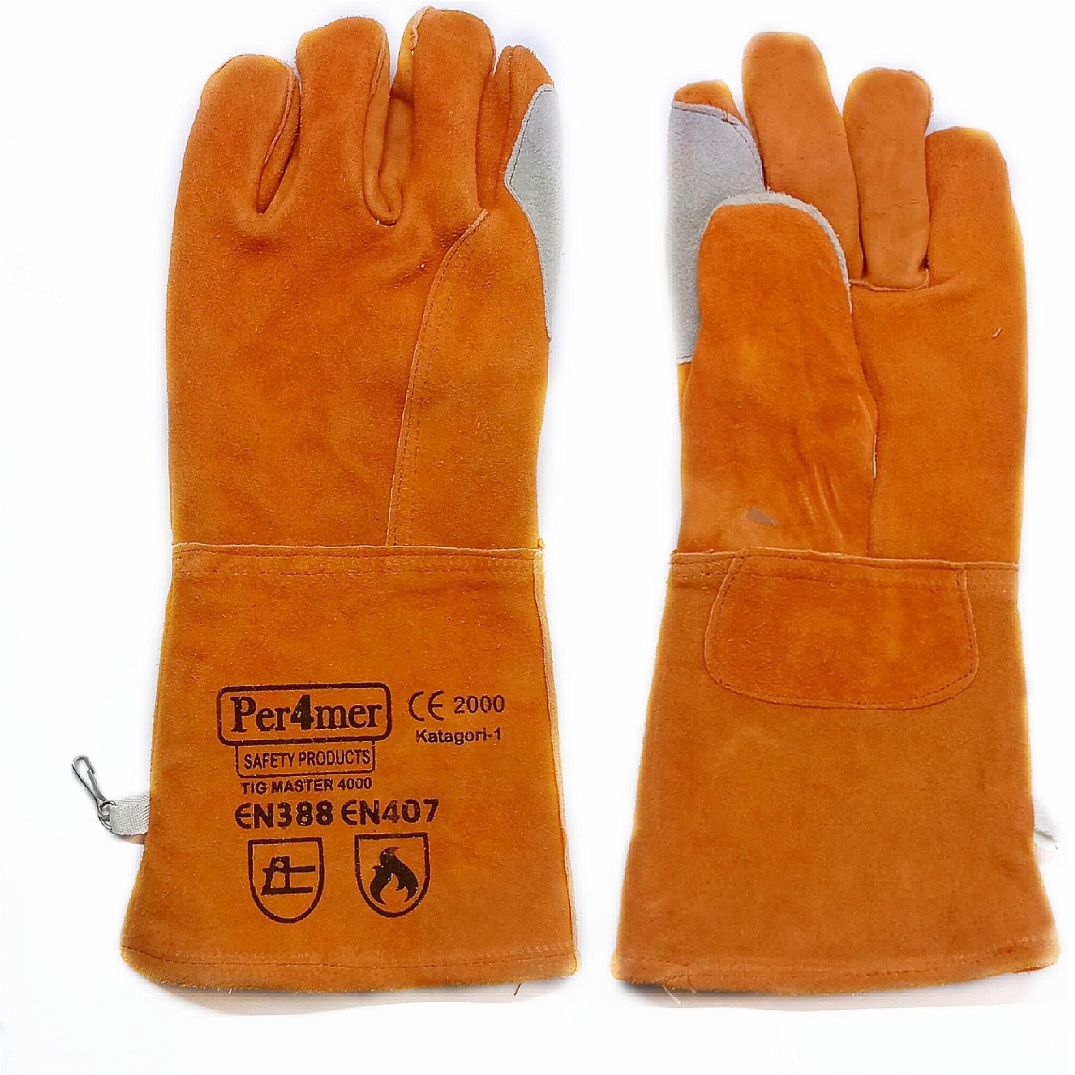 دستکش چرم وسیم دوز