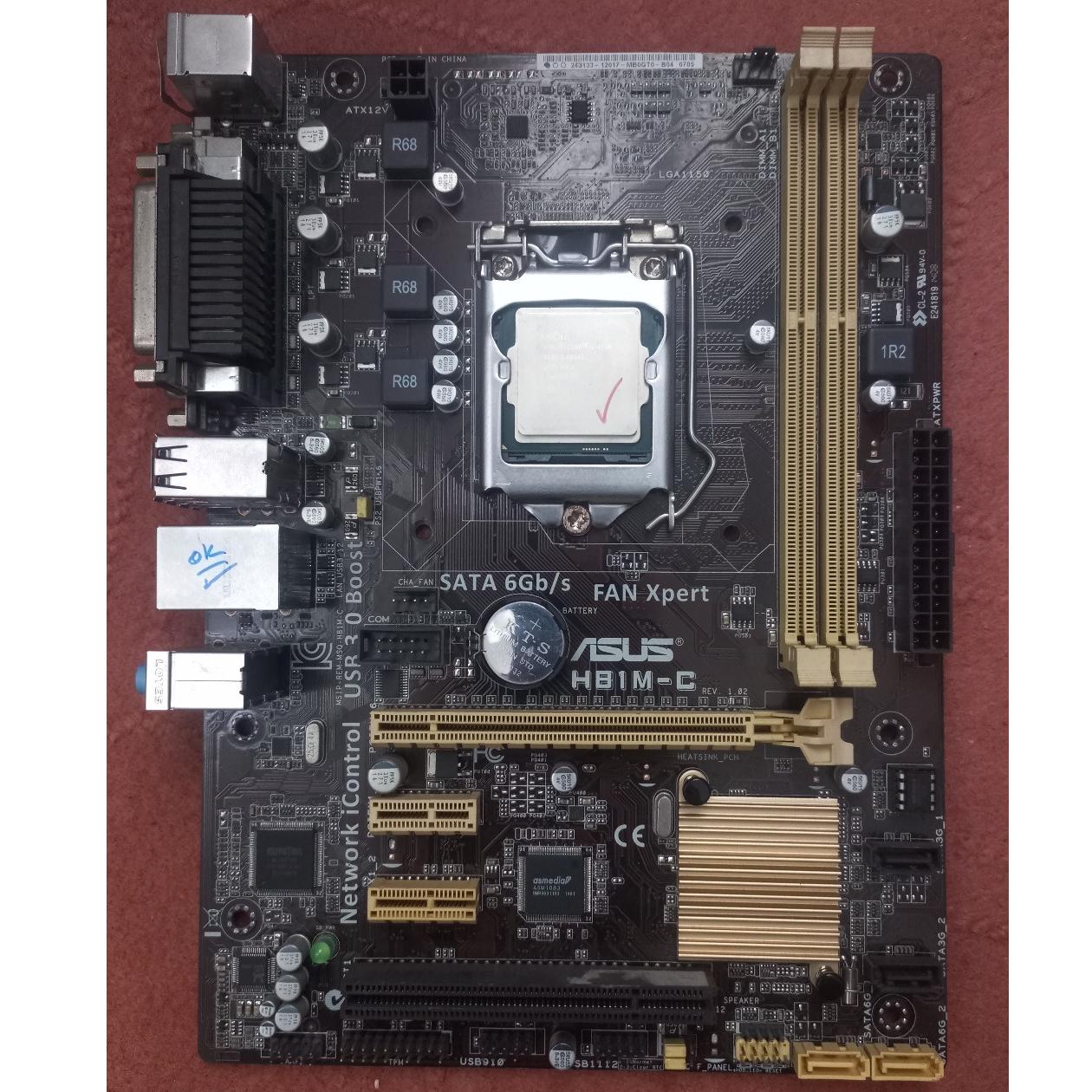 باندل Asus H81M-C و سی پی یو i3 4130