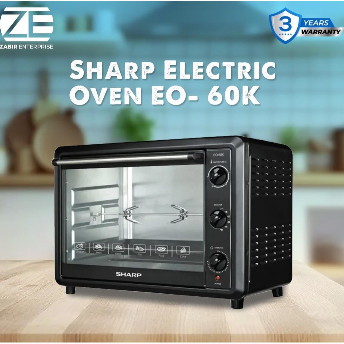 کباب پزو فرپیتزا کیک ونان پز بزرگ شارپ