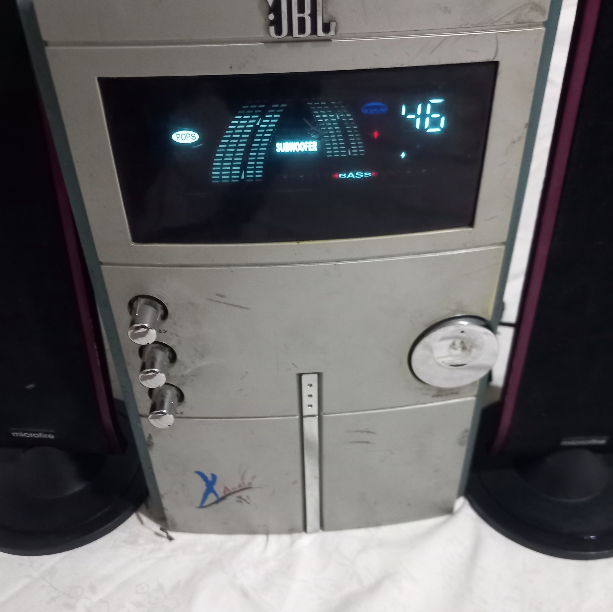 غول ساب وآمپلی فایرJBLبه همراه 2عدداِسپیکر