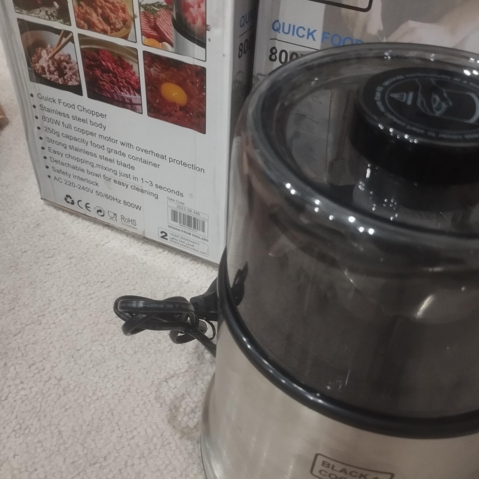 خردکن صنعتی موتورسنگین BLACKCOOKER مدل BC77FCPD