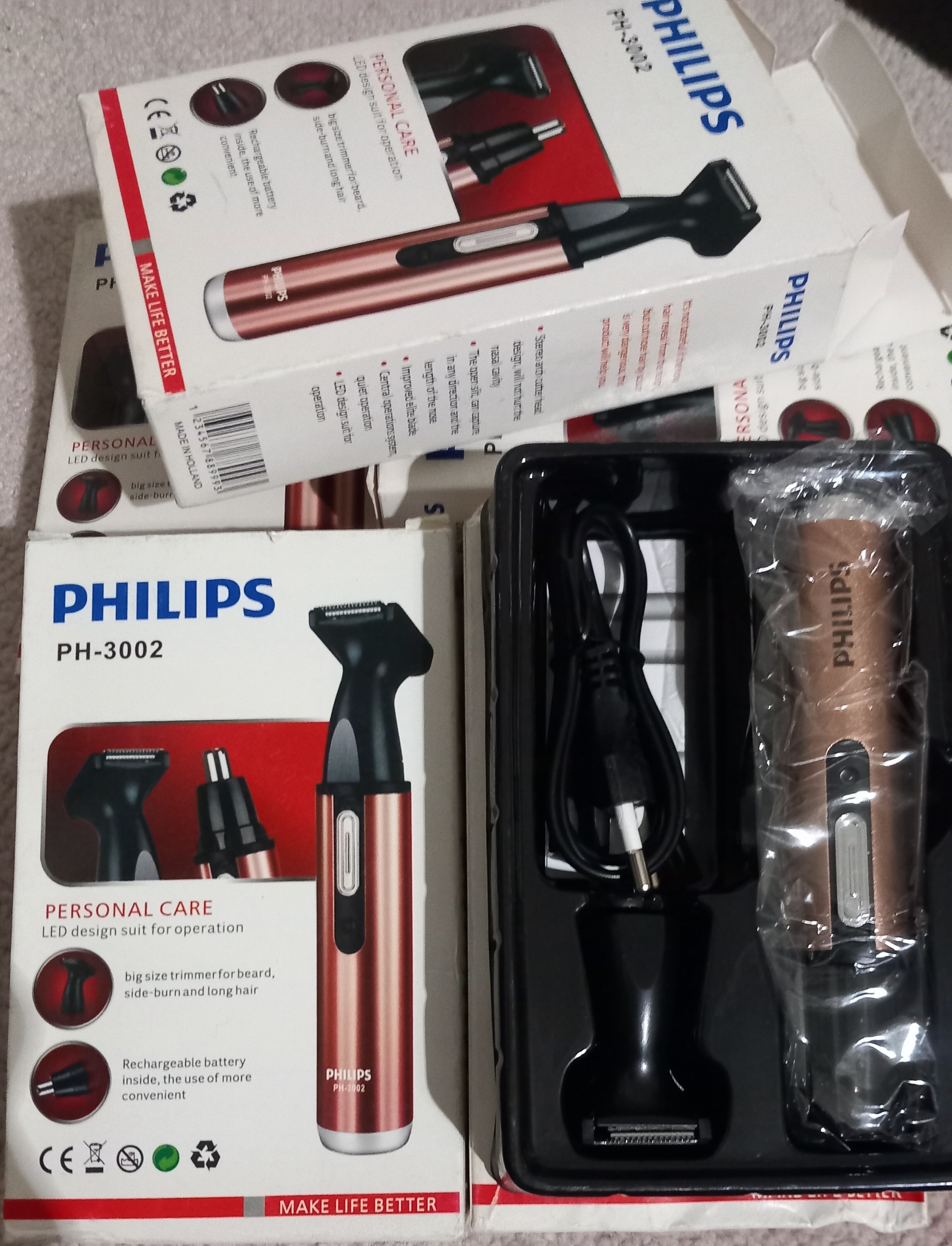 موزرگوش وبینی وخط زن حرفه ای PHILIPS اصل هلند