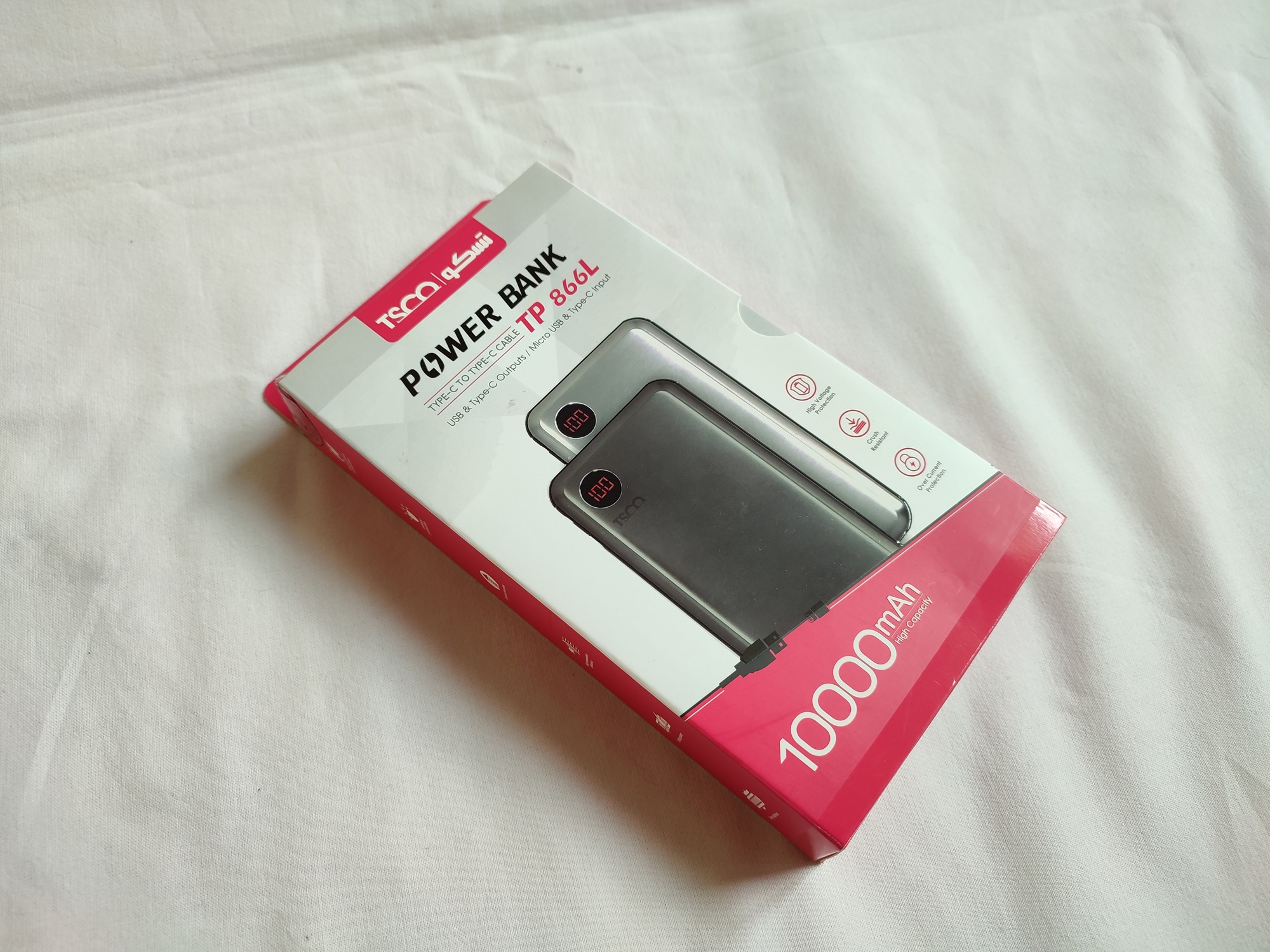 پاوربانک تسکو مدل TP 866L ظرفیت 10000mAh
