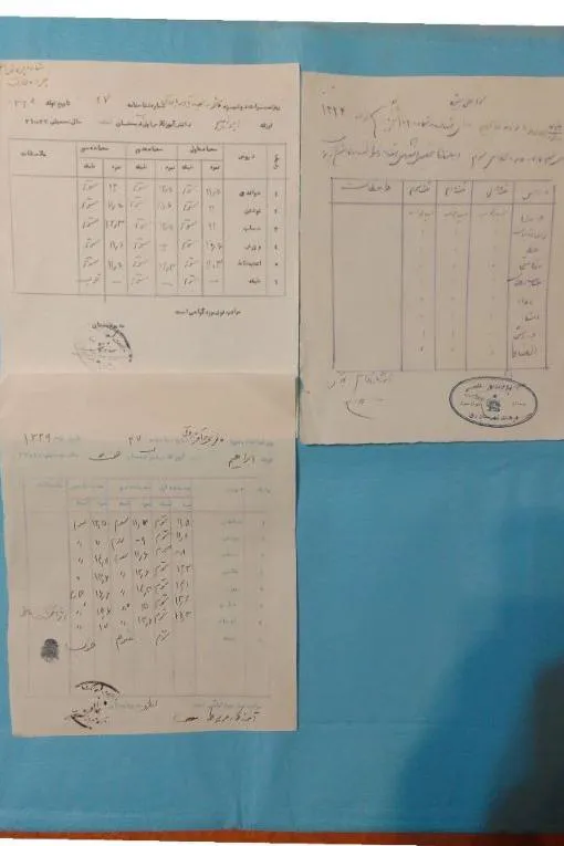 5 کارنامه زیبا و قدیمی