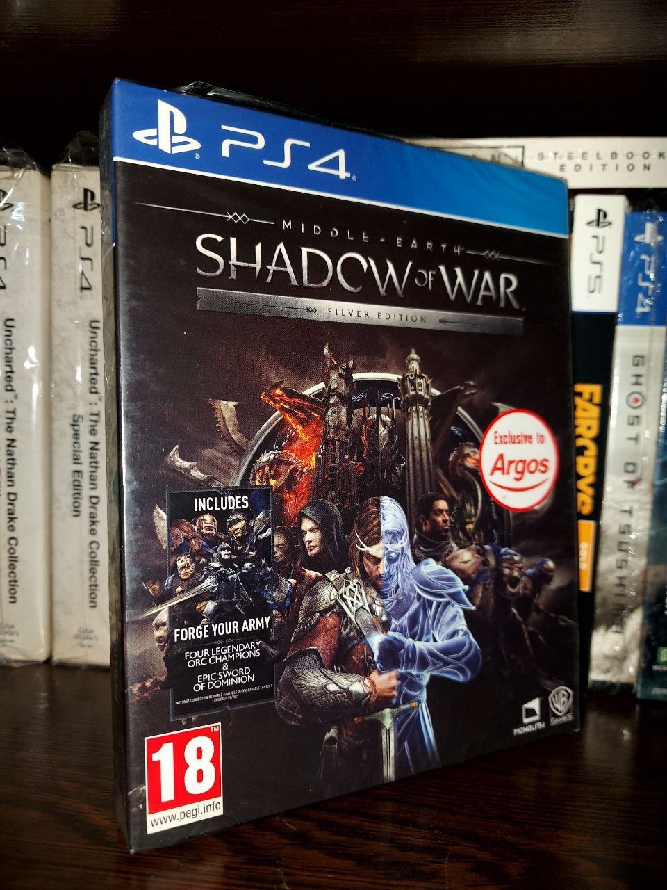استیل بوک بازی MIDDLE EARTH SHADOW OF WAR SILVER
