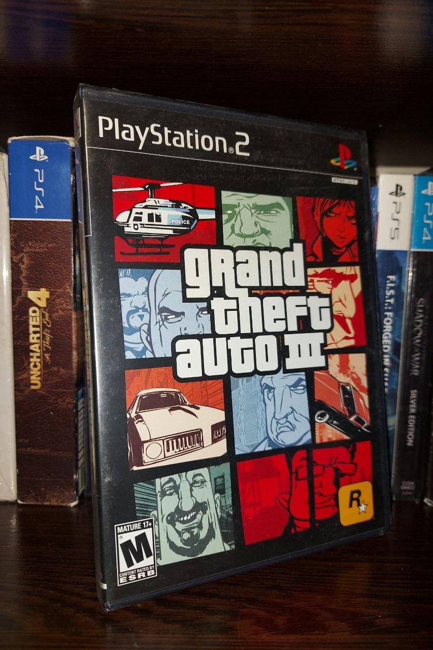 بازی GTA 3 برای PS2 ورژن امریکا