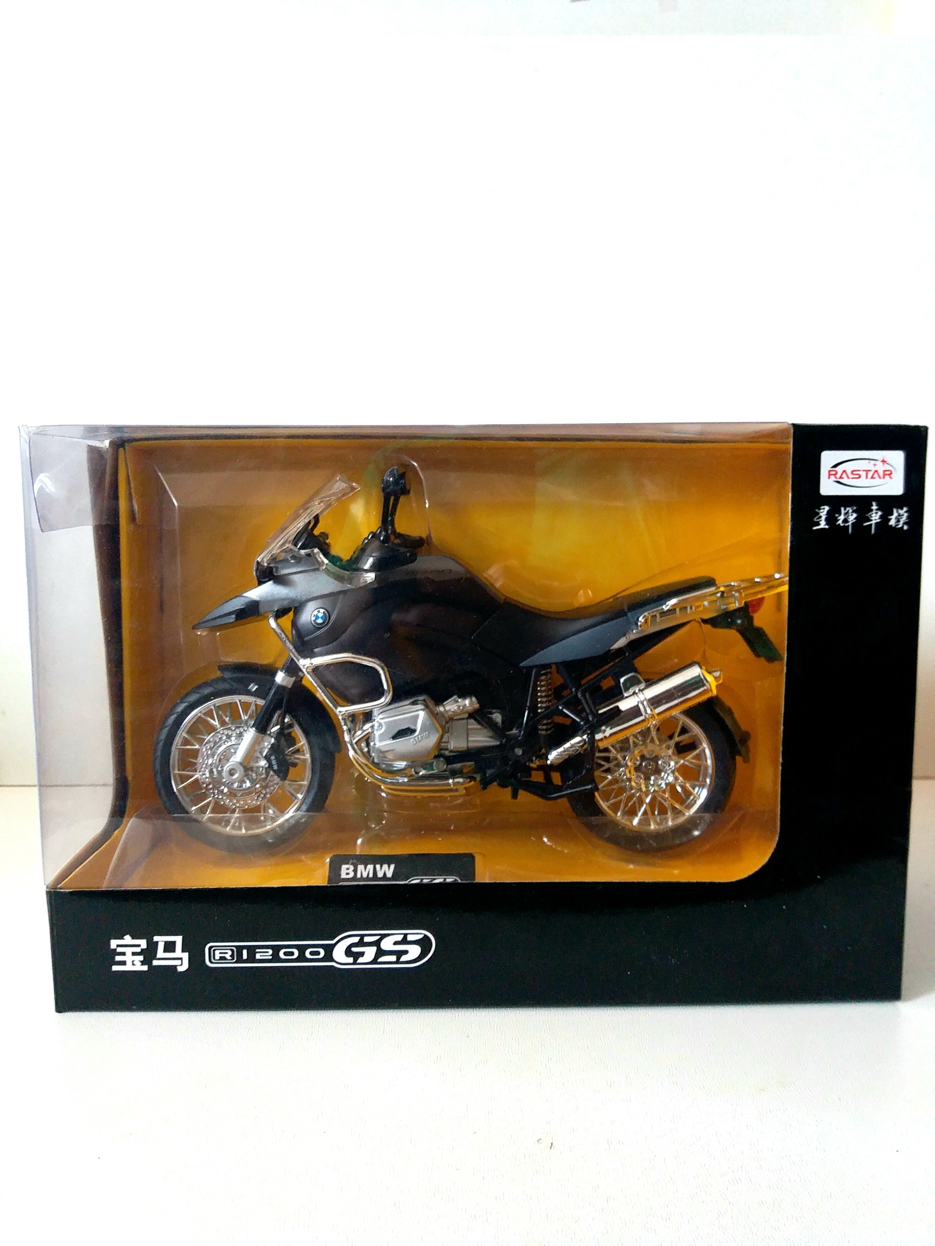 ماکت نایاب موتور Rastar مقیاس 1/9 مدل BMW R1200