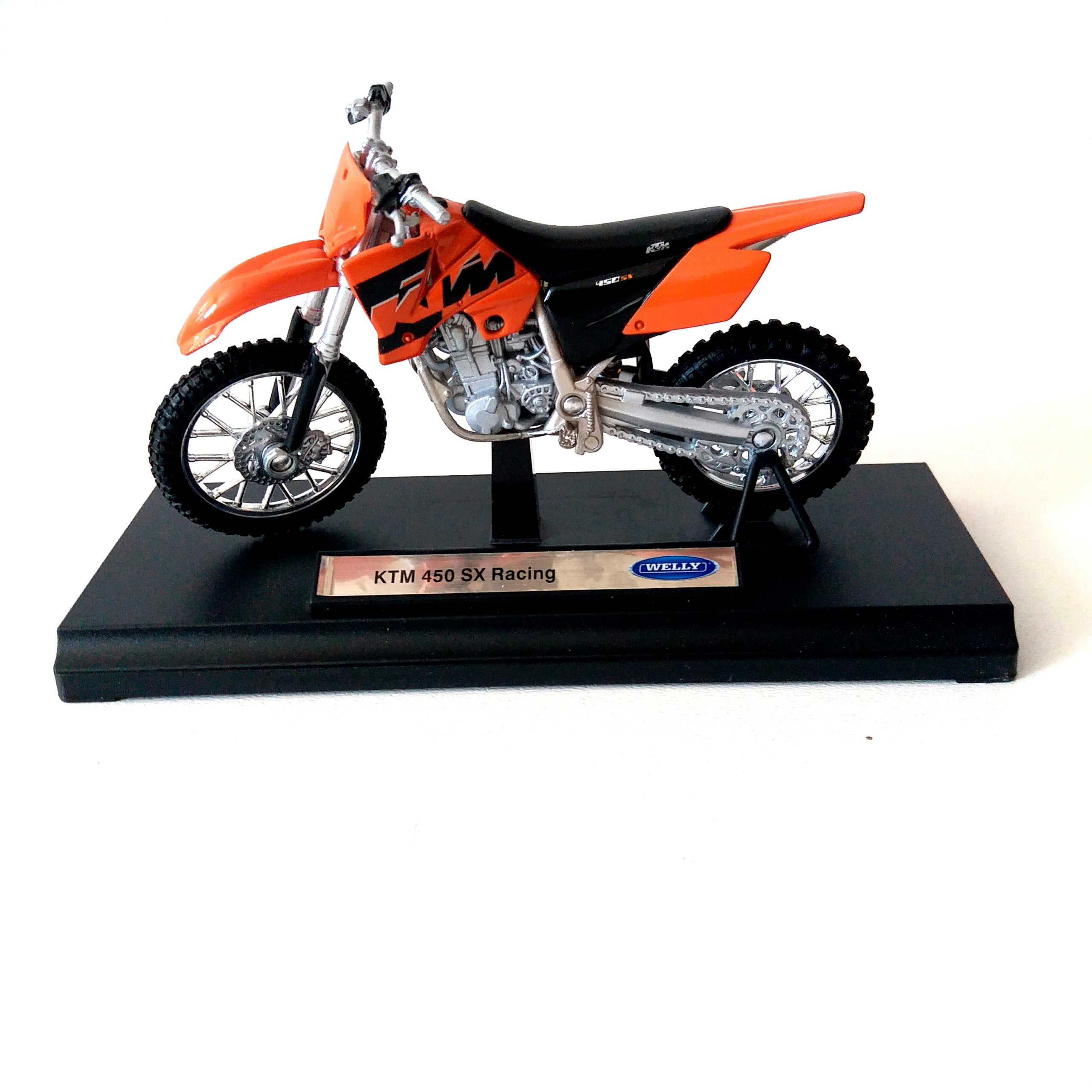 ماکت موتورسیکلت تریل KTM 450 برند ویلی 1/18