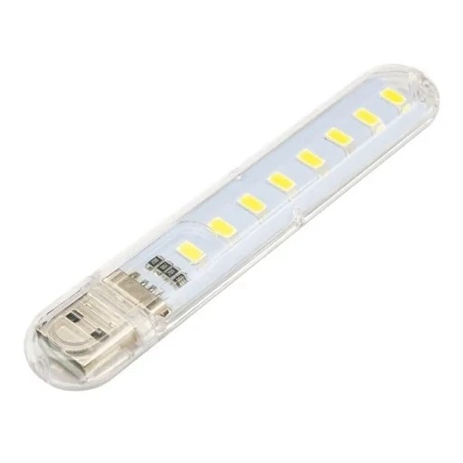 لامپ usb با 8 عدد led نور فوق العاده
