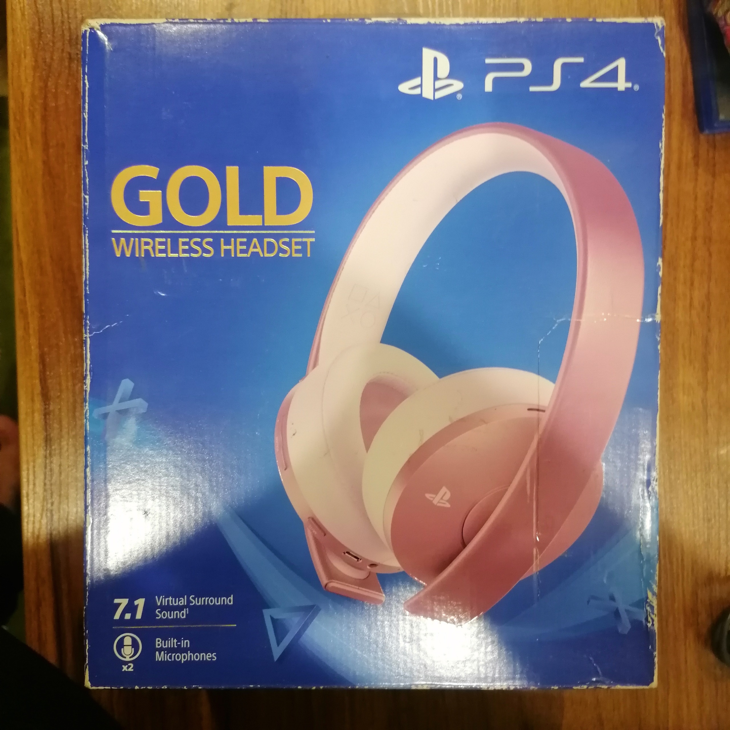 Gold Wireless Stereo Headset - Rose Gold