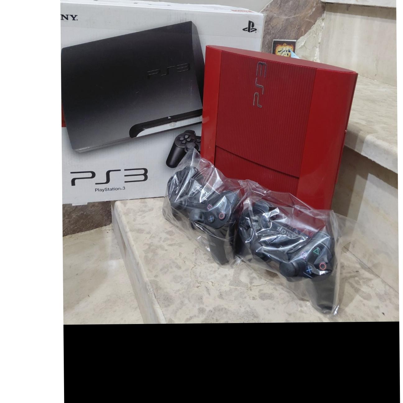 پلی استیشن3 باندل قرمز رنگ 160GB سونی3 ps3