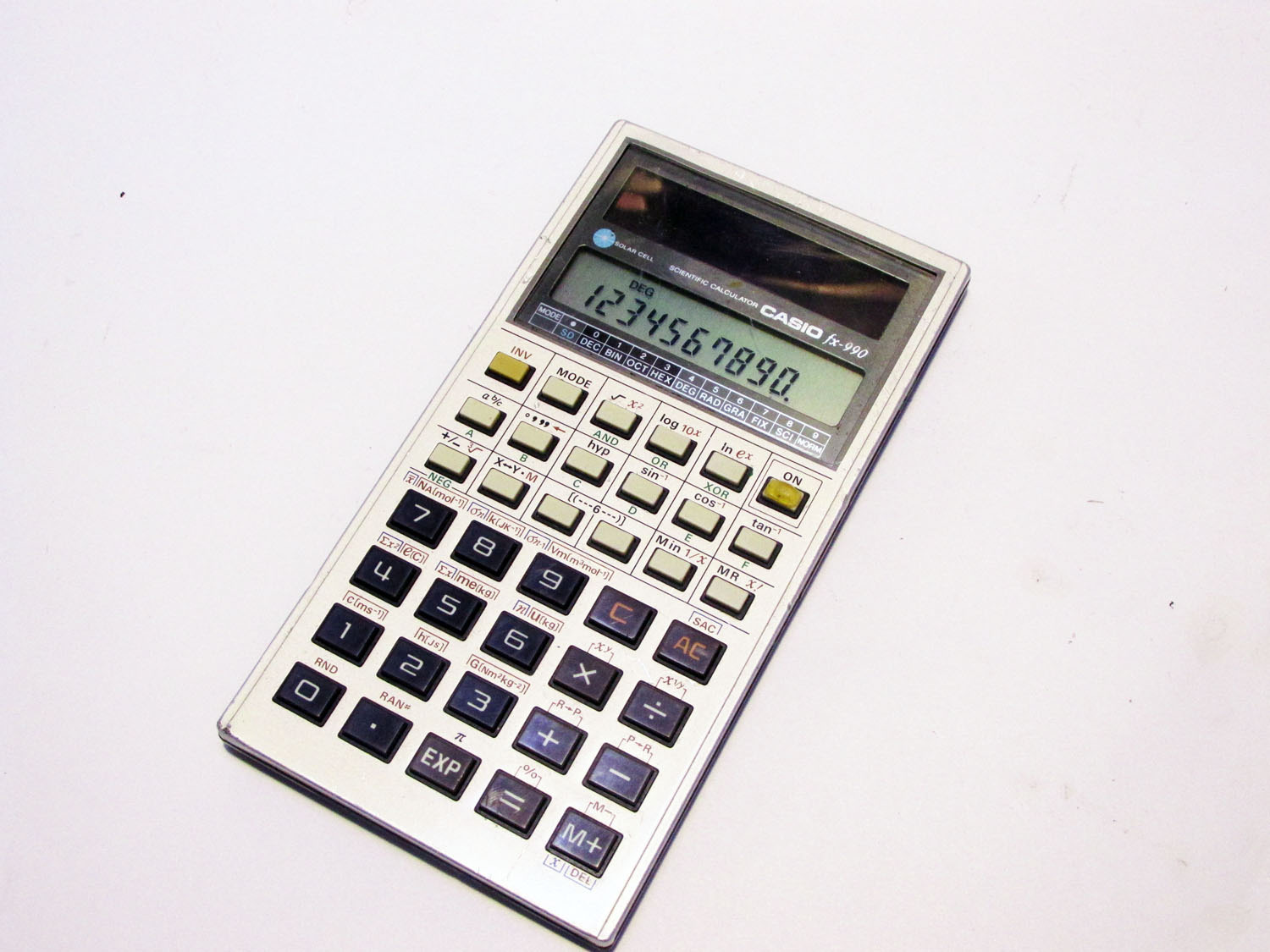 ماشین حساب نوری مهندسی اورجینال کاسیو ژاپنــی