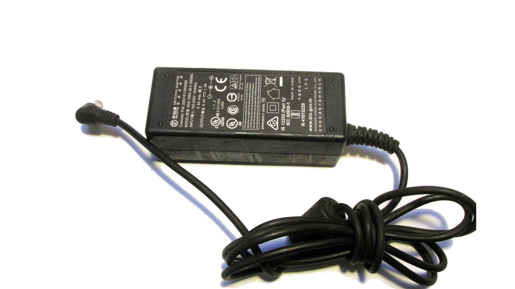 آداپتور 9 ولت 1 آمپر