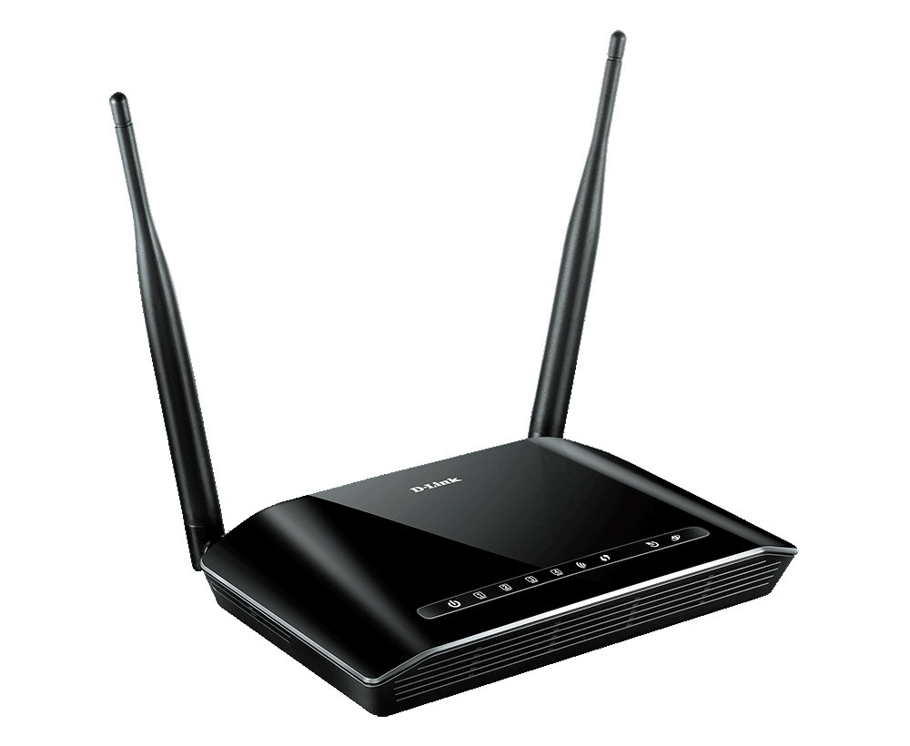 مودم وایرلس (وای فای) دی لینک 2 آنتن ADSL سالم