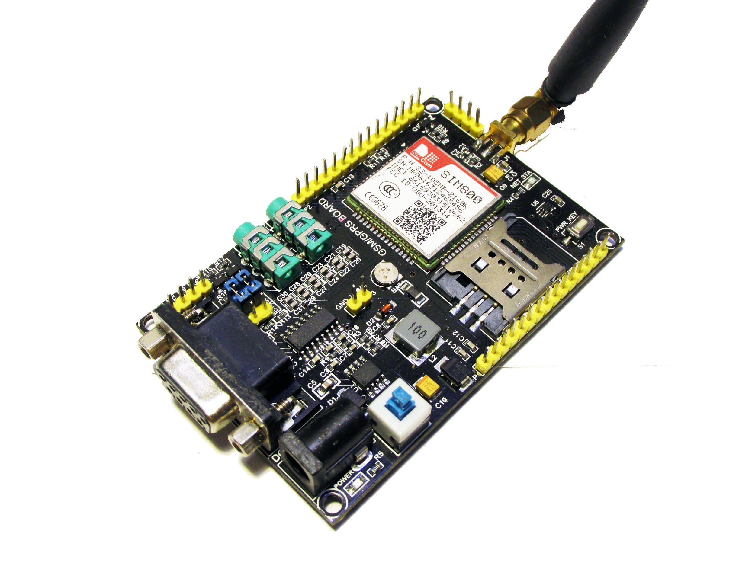 برد توسعه GSM GPRS SIM 800 ورودی خروجی صوتی