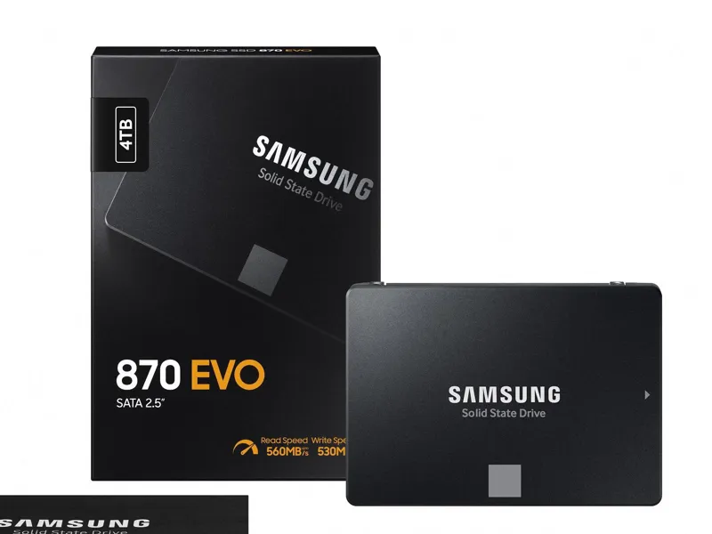 حافظه ssd سامسونگ مدل 870 Evo ظرفیت 4 ترابایت